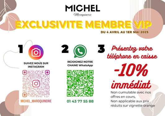 Offre spéciale réseaux sociaux : -10% en boutique pour nos abonnés !