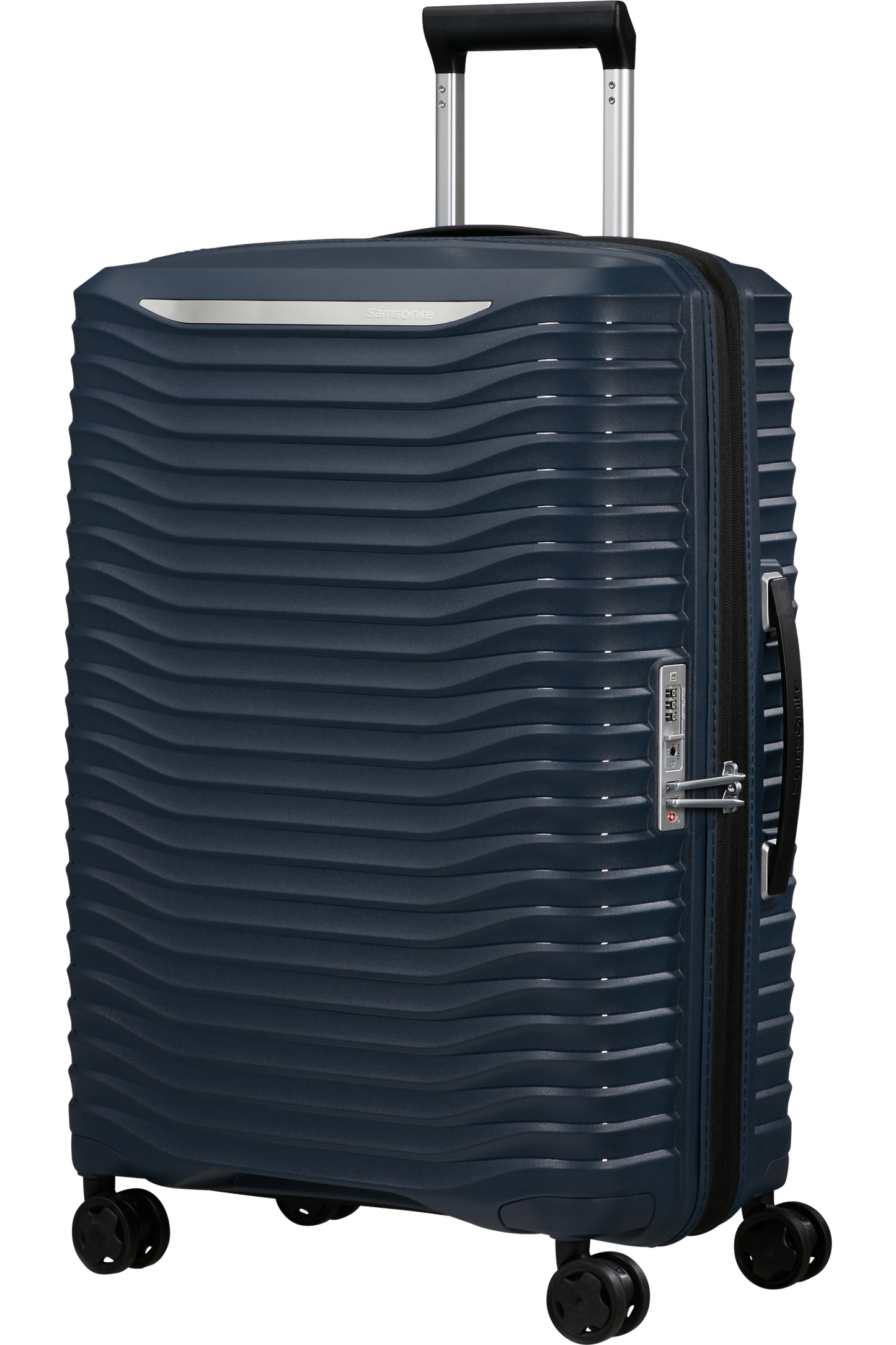 Upscape Valise à 4 roues extensible 68cm - Blue Nights