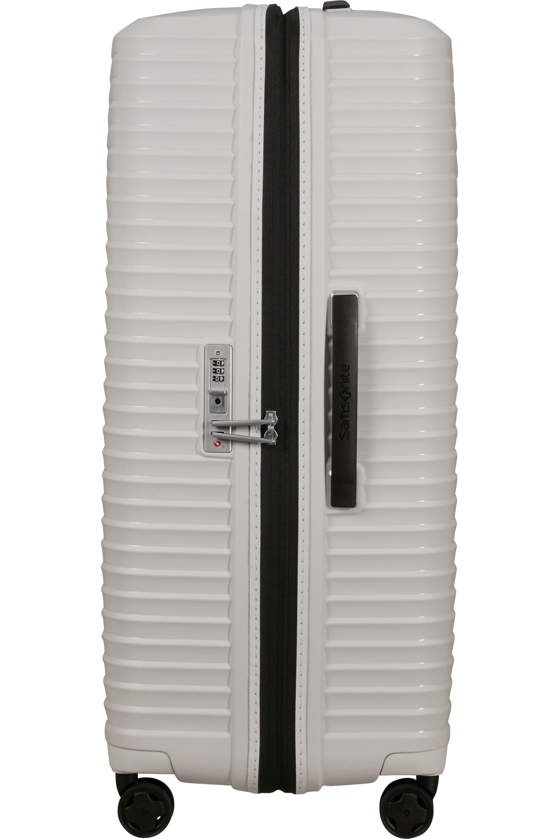 Upscape Valise à 4 roues extensible 81cm - Blanc Nuageux