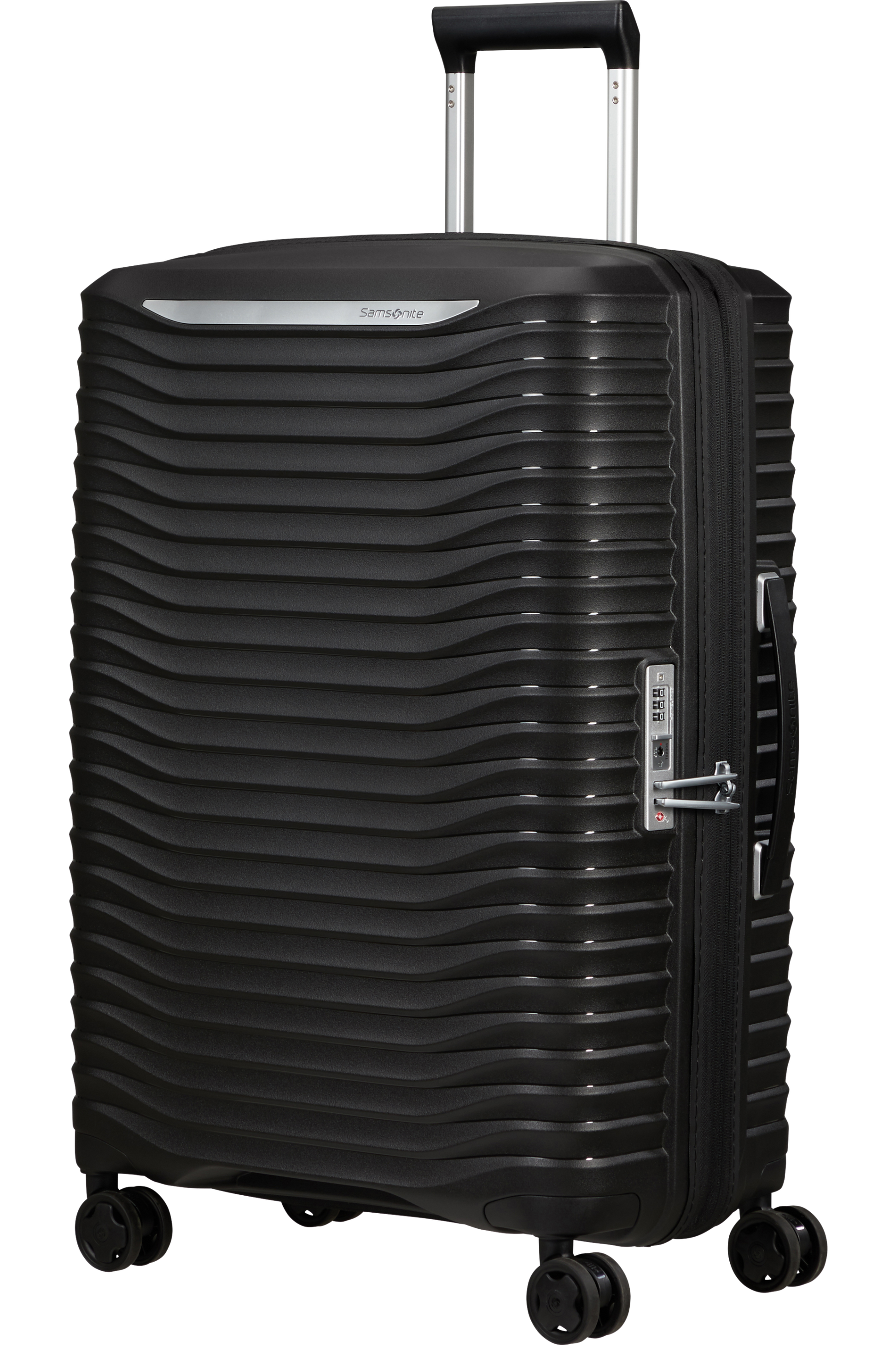 Upscape Valise à 4 roues extensible 68cm - Noir