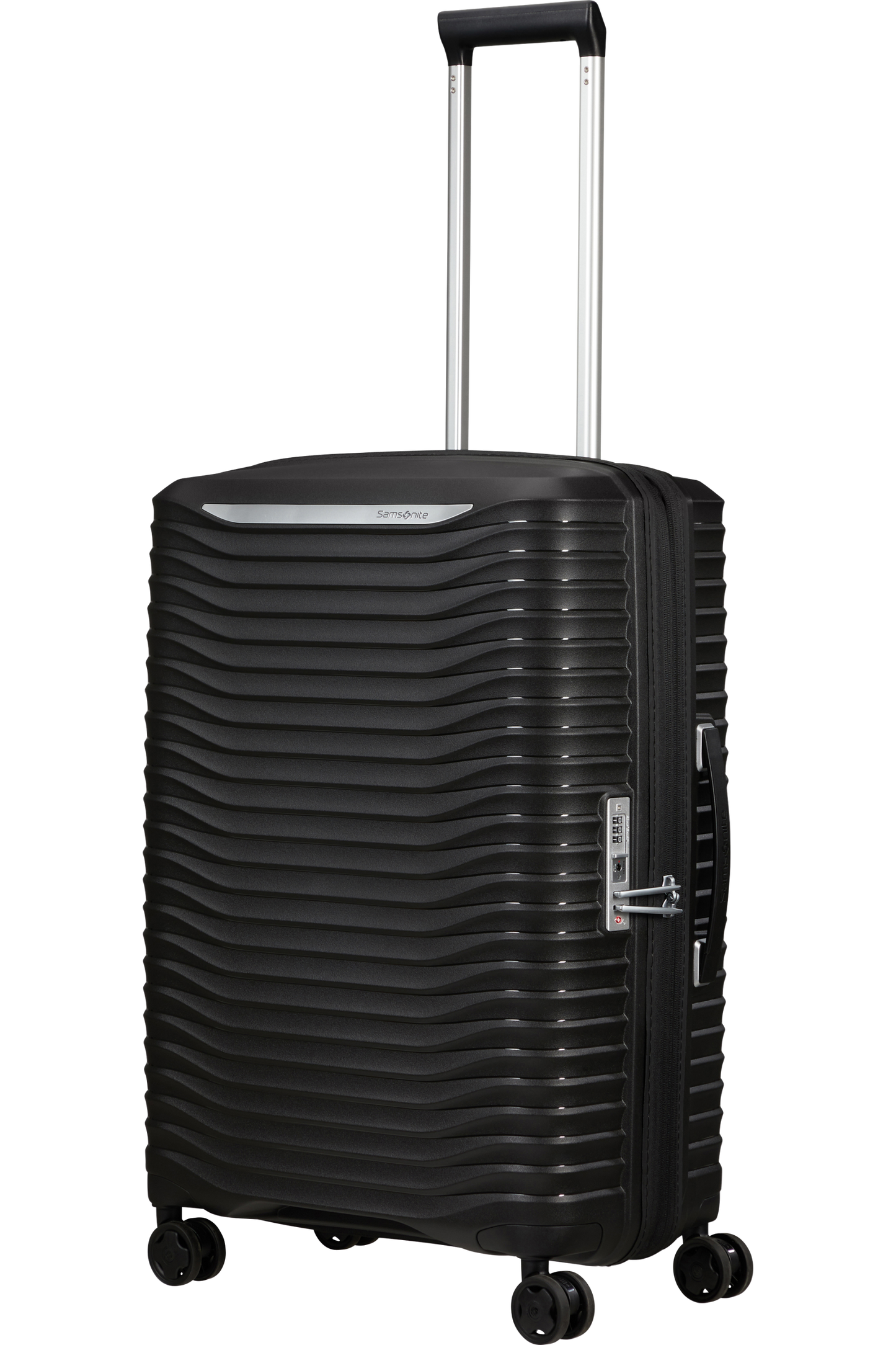 Upscape Valise à 4 roues extensible 68cm - Noir