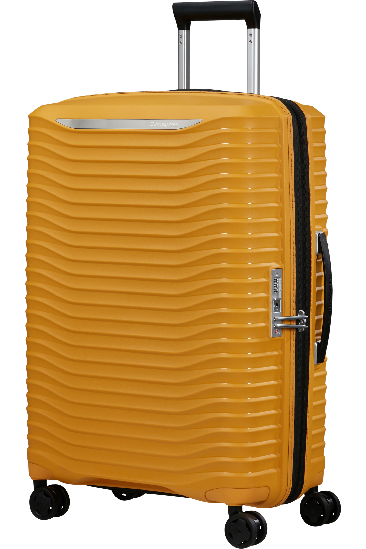 Upscape Valise à 4 roues extensible 68cm - Jaune
