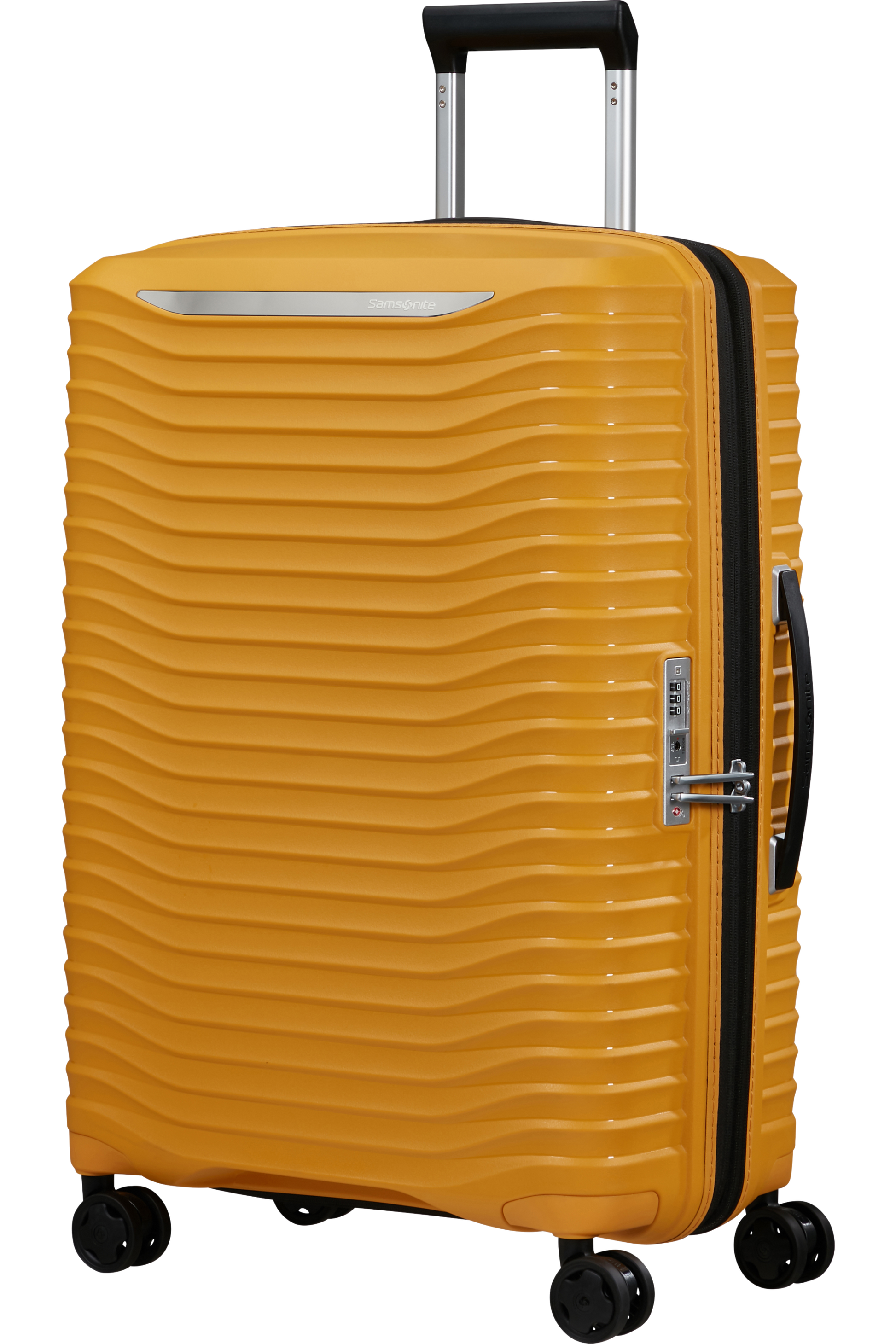 Upscape Valise à 4 roues extensible 68cm - Jaune