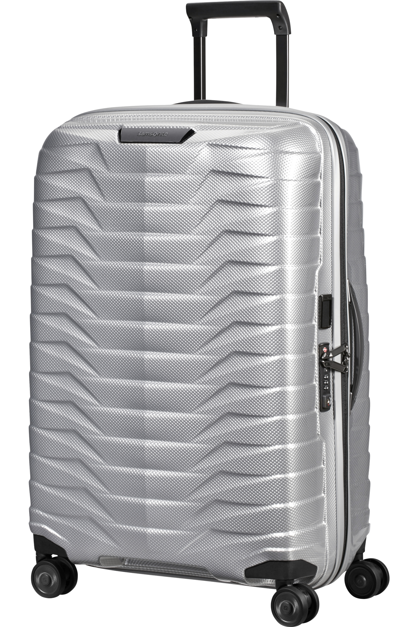 Proxis Valise à 4 roues 69cm - Argent