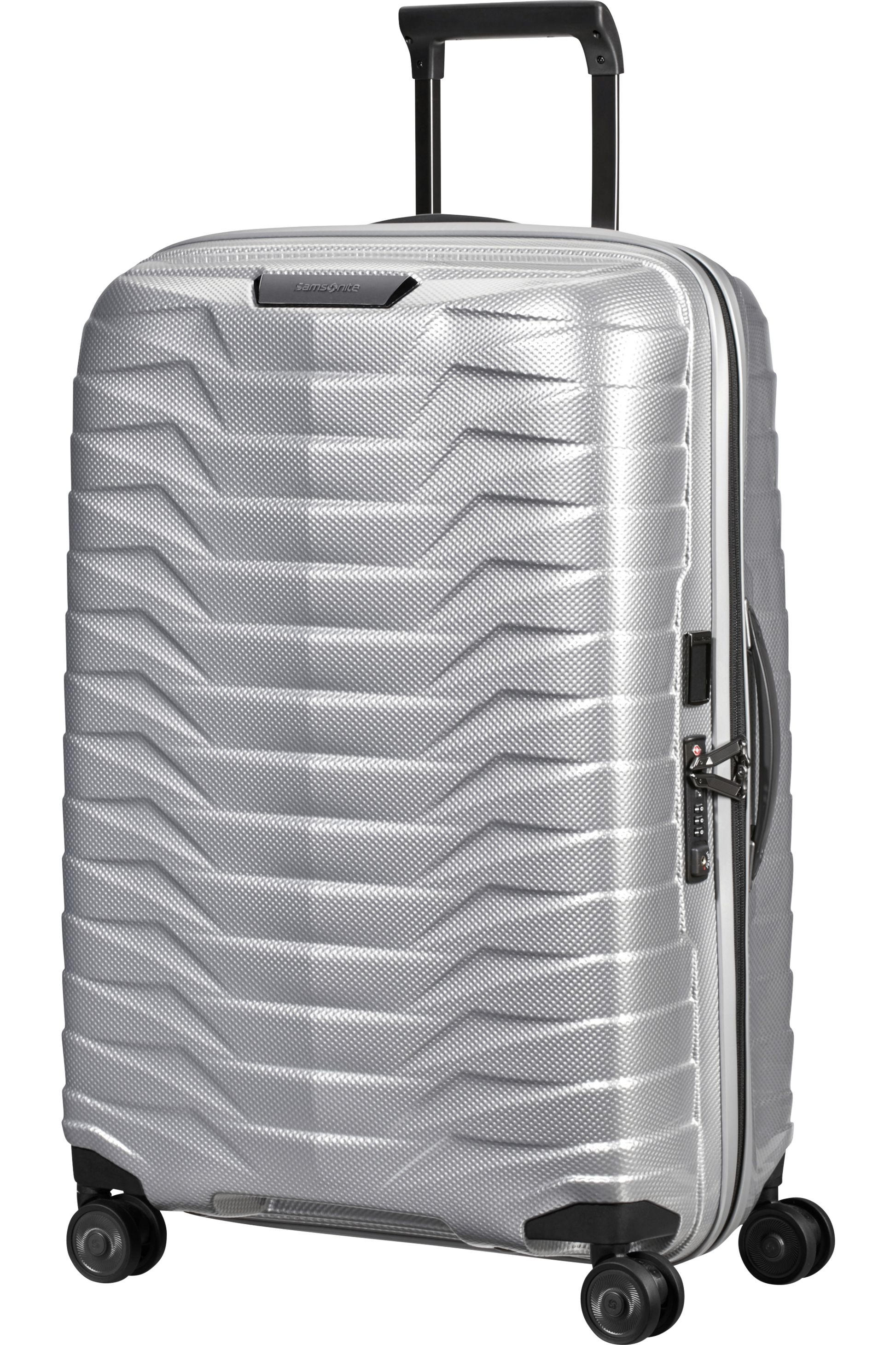 Proxis Valise à 4 roues 69cm - Argent
