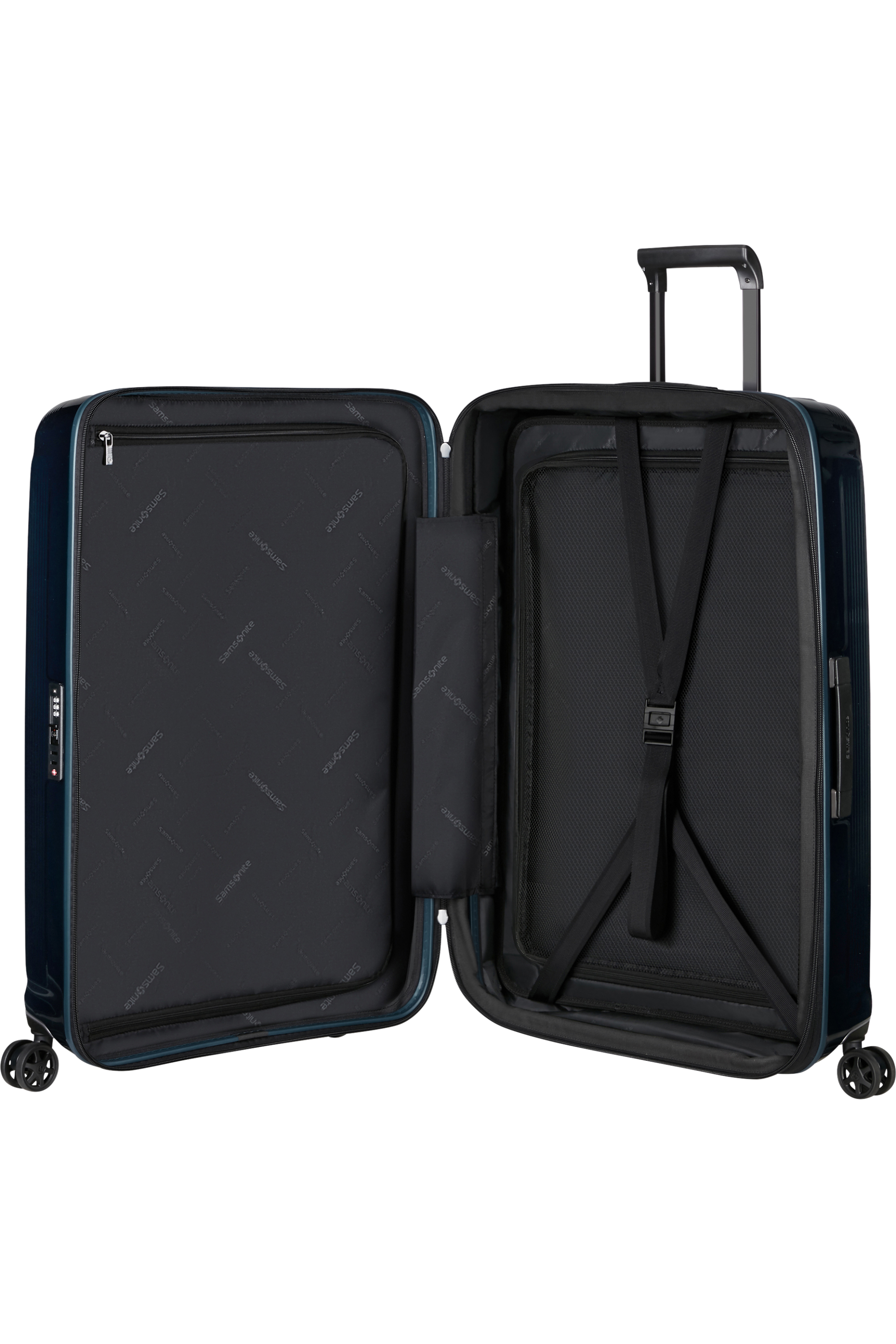 Nuon Valise à 4 roues extensible 69cm - Metallic Dark Blue