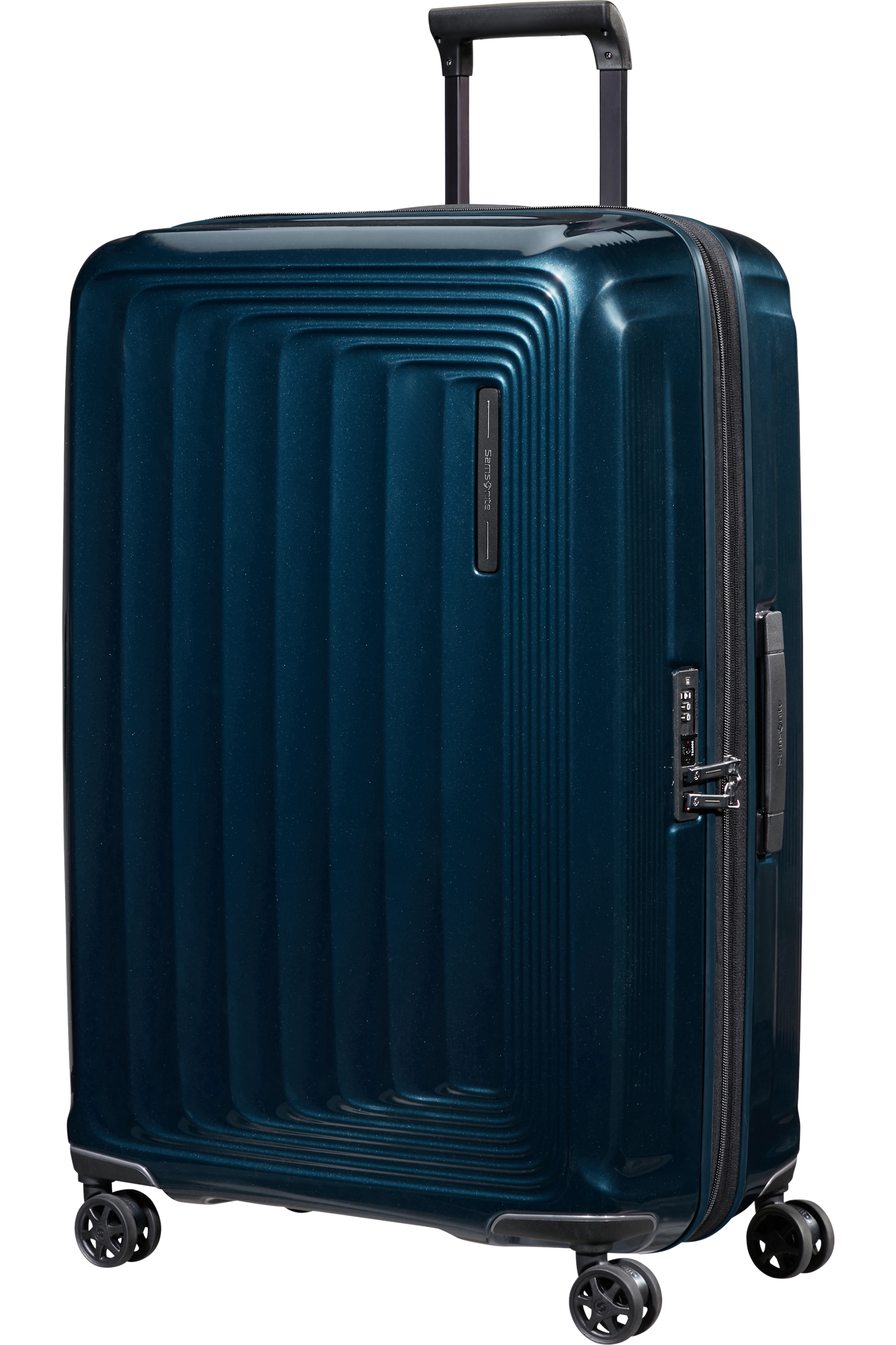 Nuon Valise à 4 roues extensible 75cm - Metallic Dark Blue