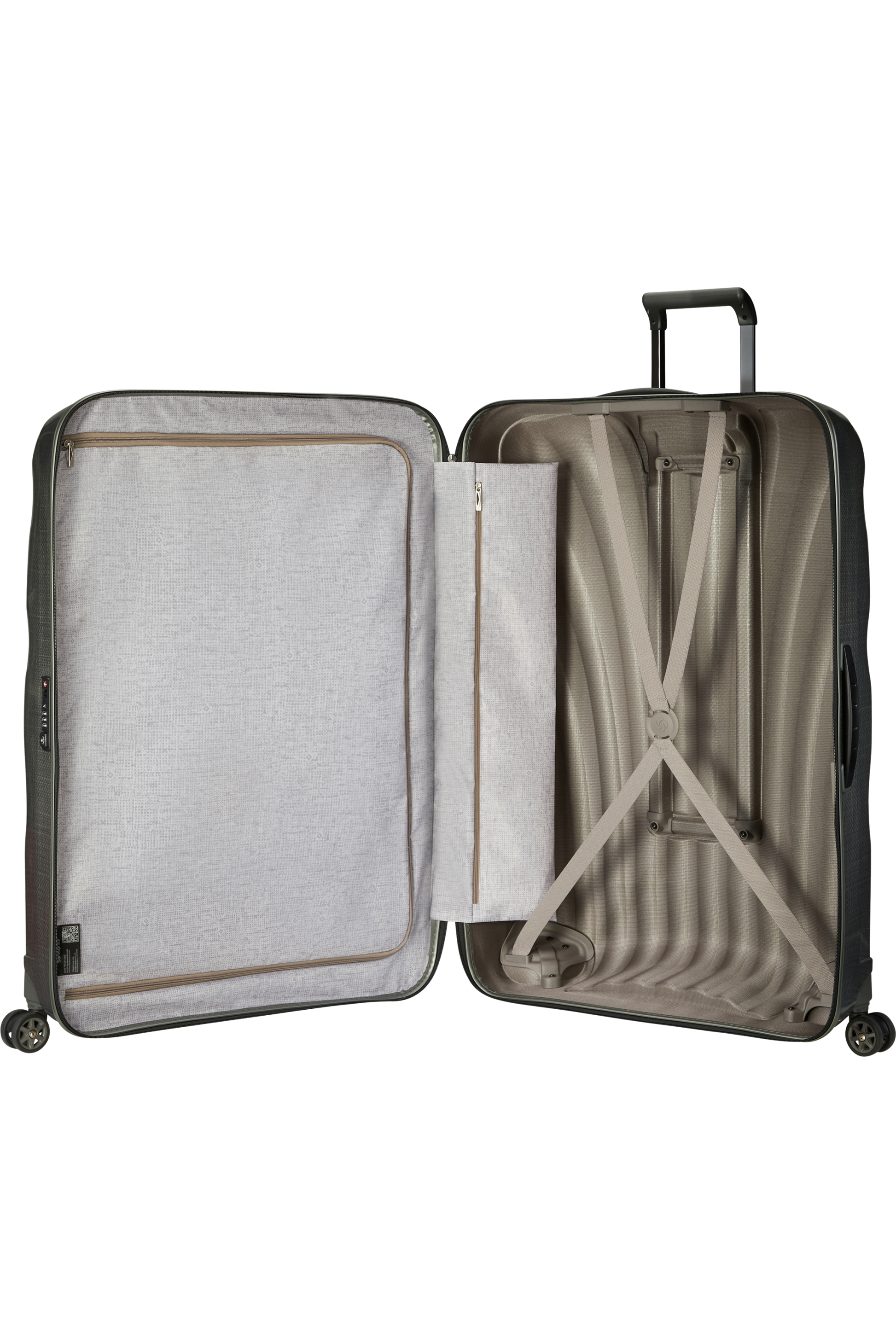 C-Lite Valise à 4 roues 86cm - Vert métal