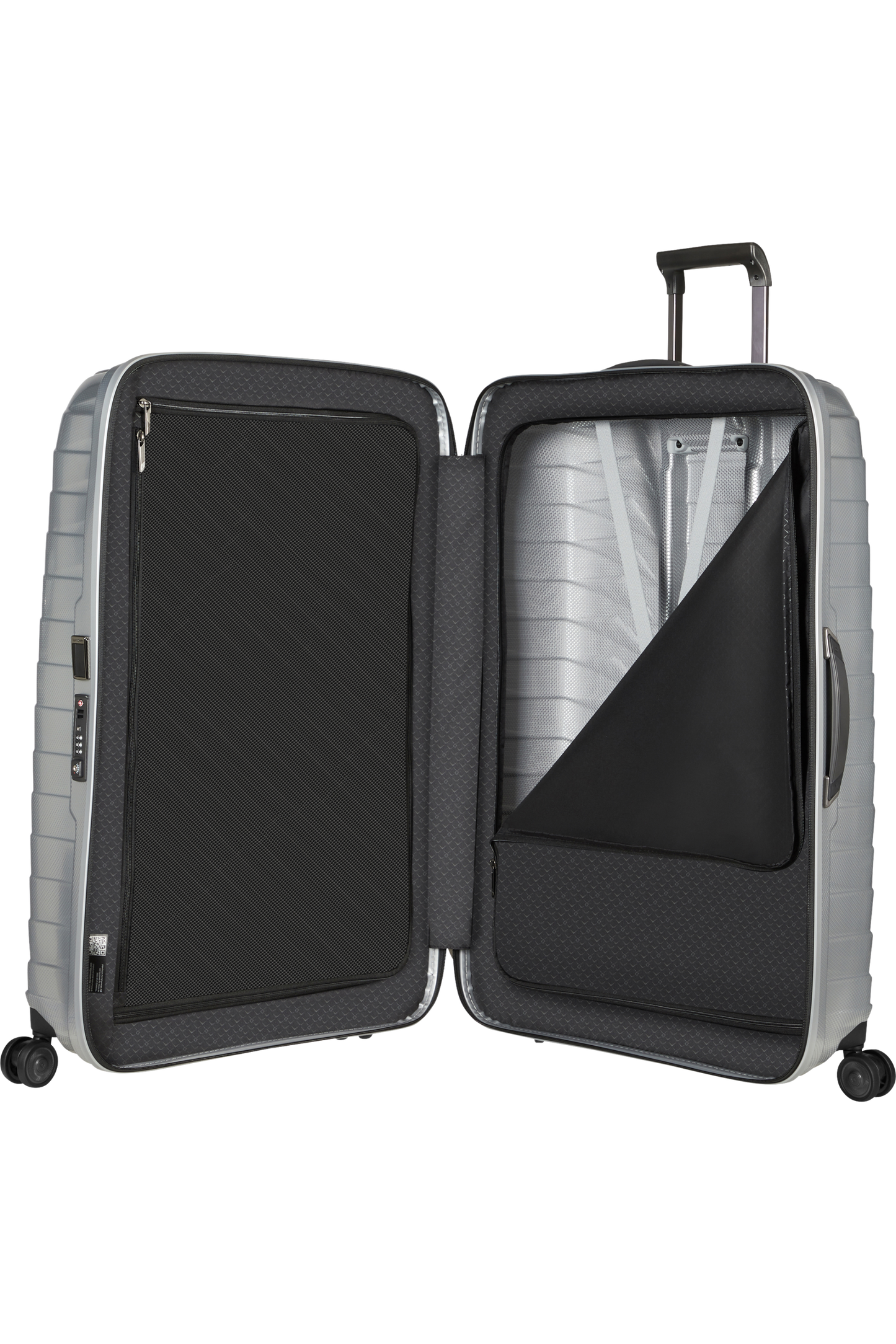 Proxis Valise à 4 roues 86cm - Argent
