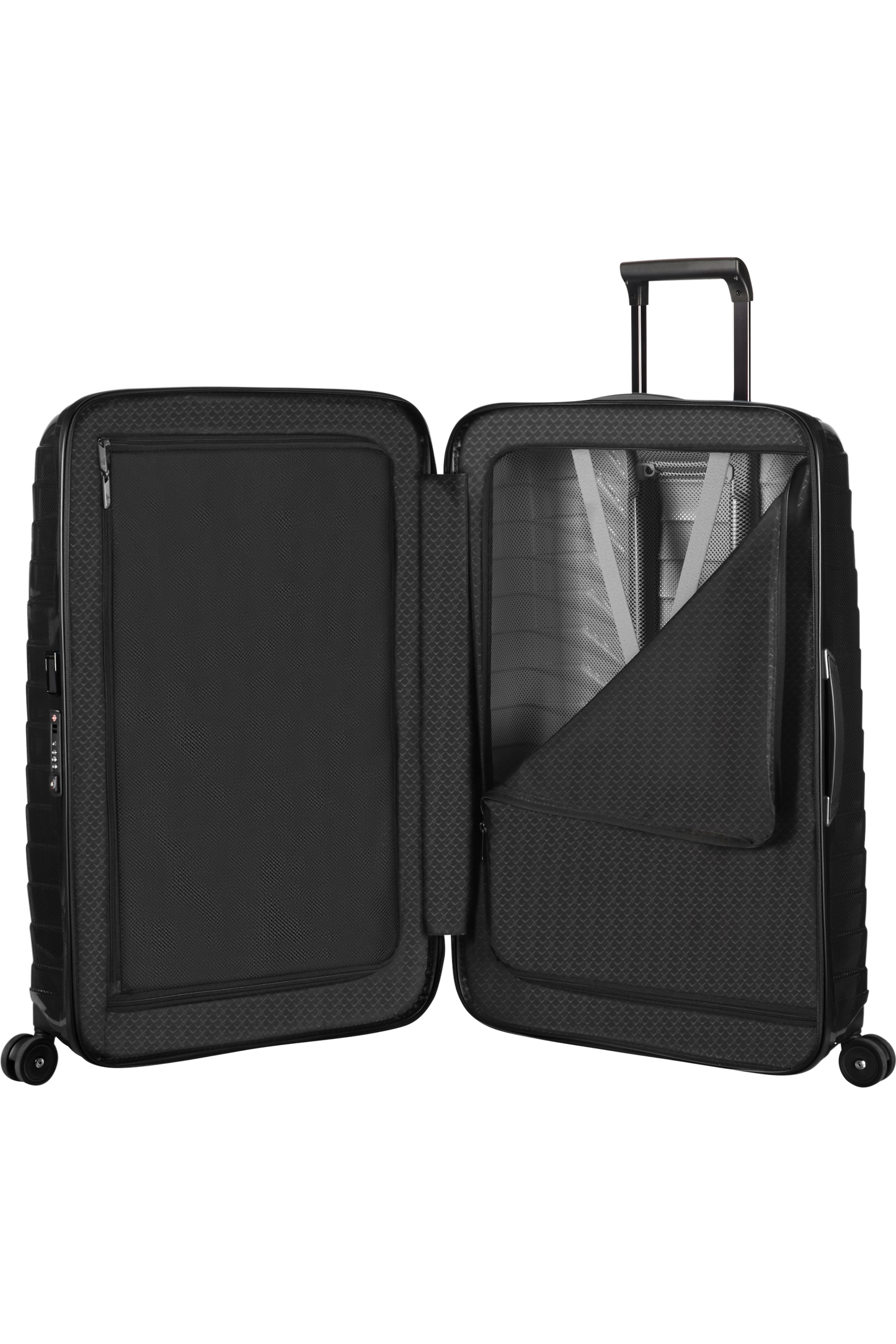 Proxis Valise à 4 roues 69cm - Noir