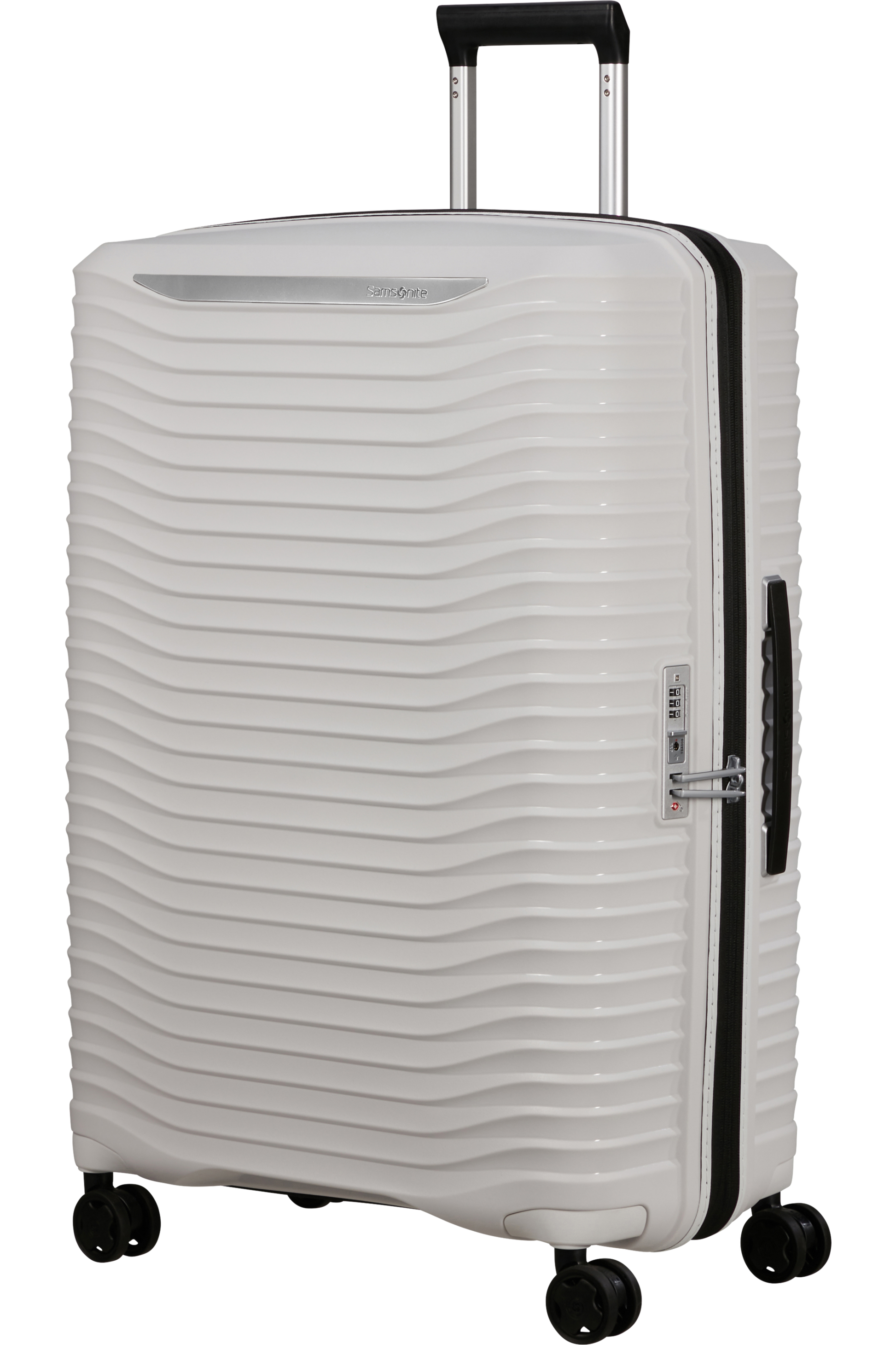 Upscape Valise à 4 roues extensible 75cm - Blanc Nuageux