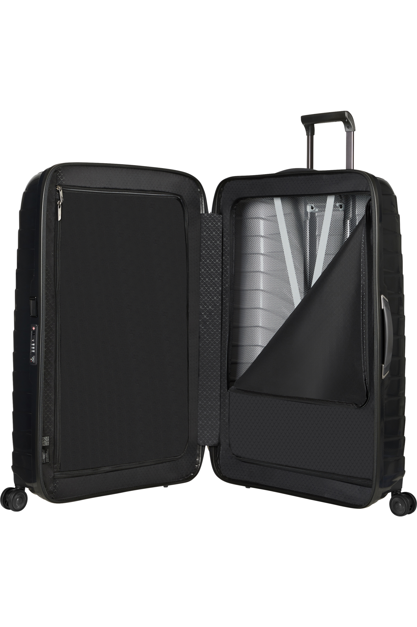Proxis Valise à 4 roues 81cm - Noir