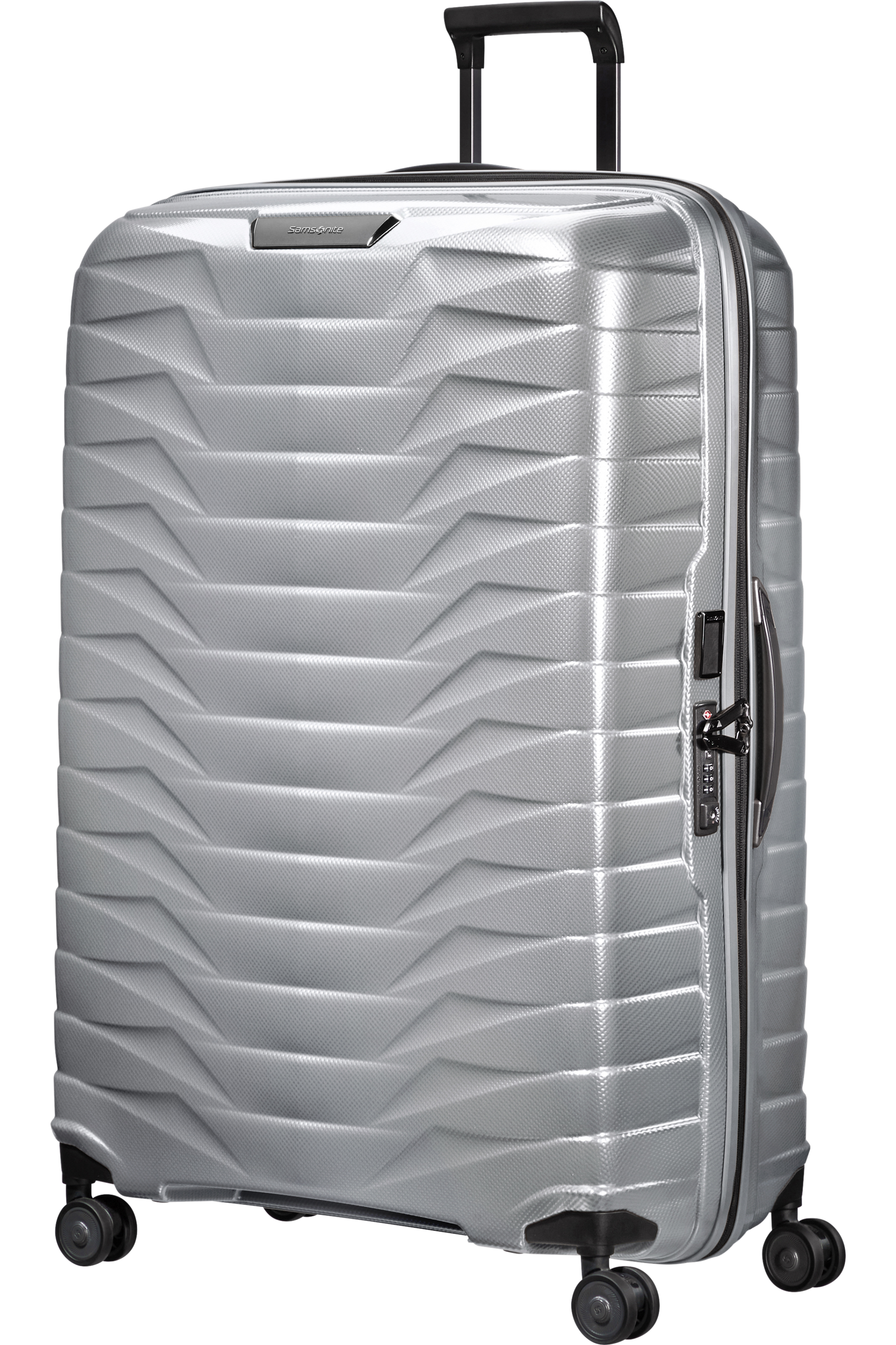 Proxis Valise à 4 roues 86cm - Argent