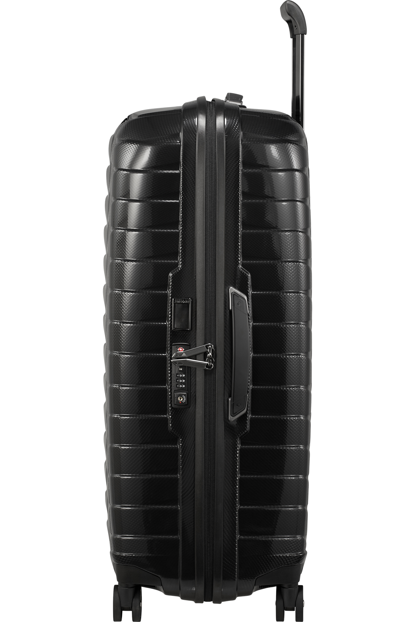 Proxis Valise à 4 roues 75cm - Noir