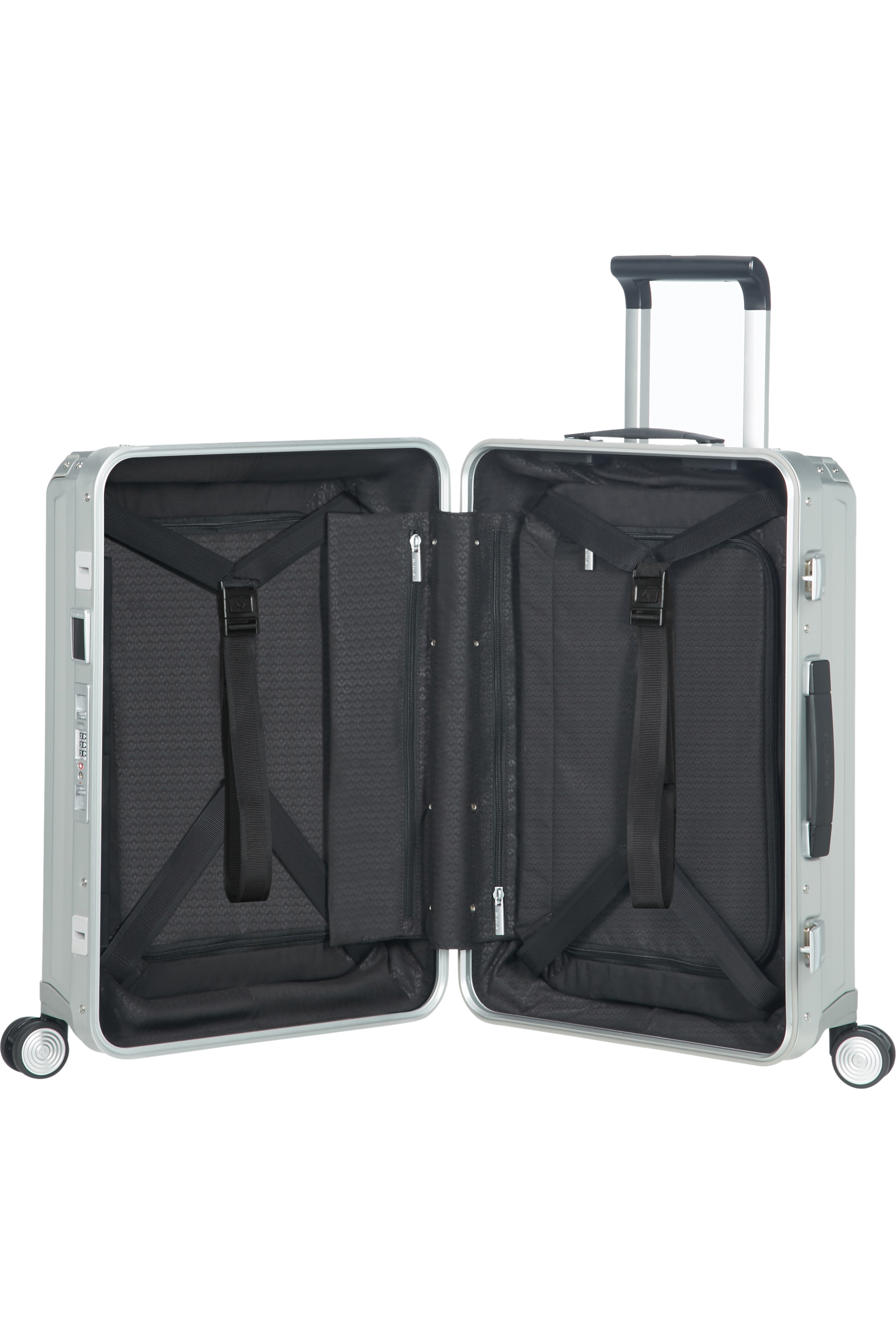 Lite-Box Alu Valise à 4 roues 55cm - Aluminium