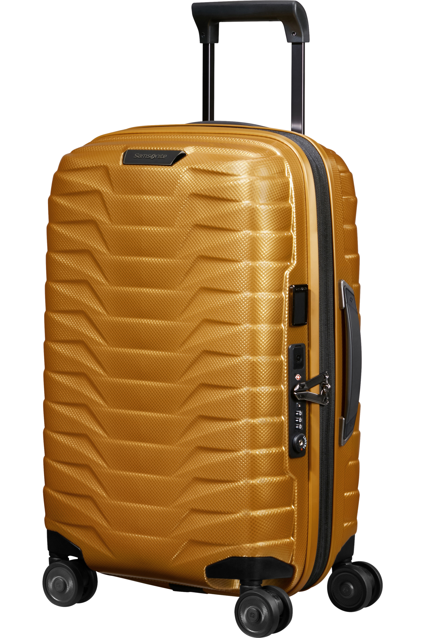 Proxis Valise à 4 roues extensible 55cm - Honey Gold