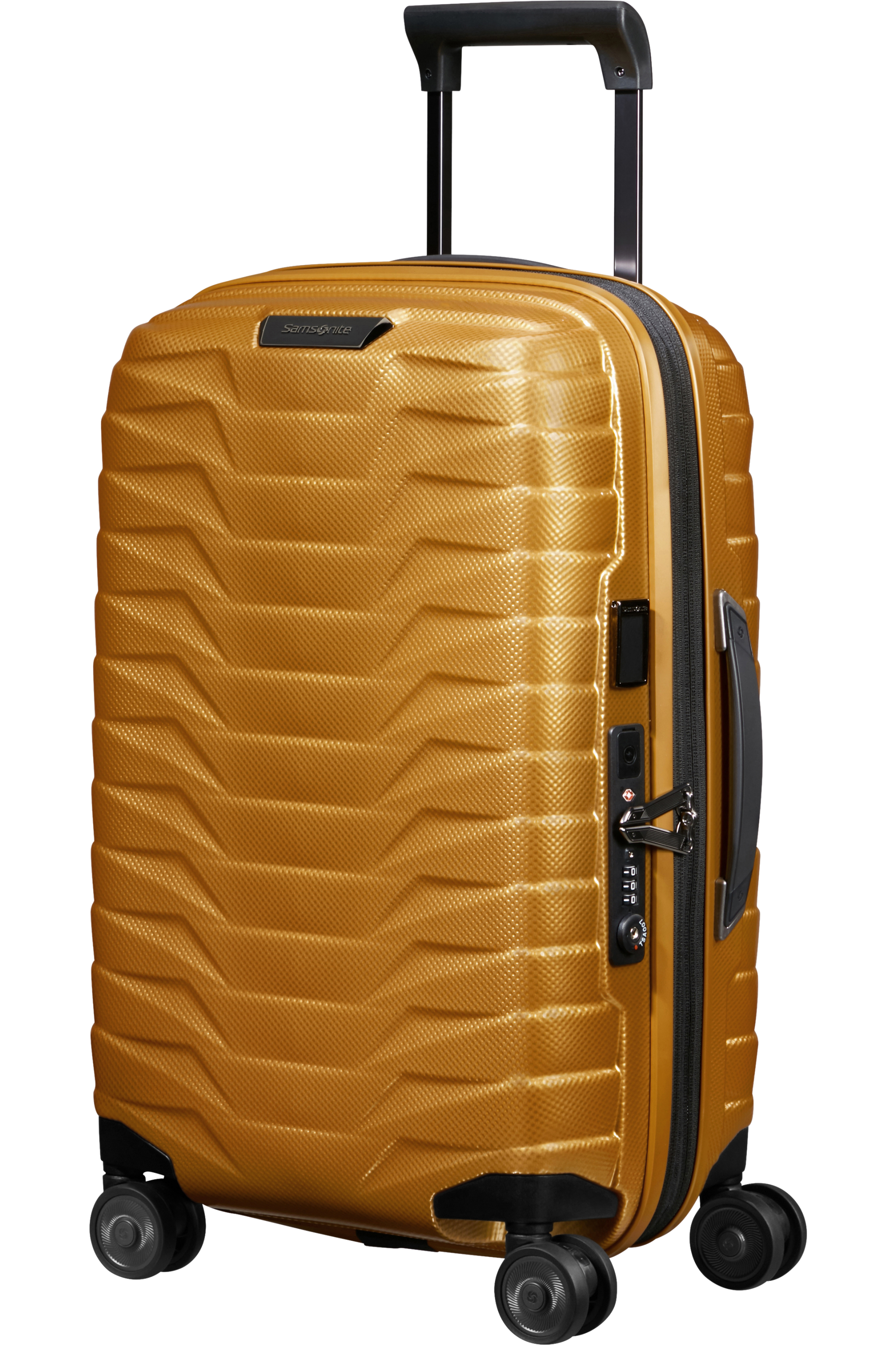 Proxis Valise à 4 roues extensible 55cm - Honey Gold