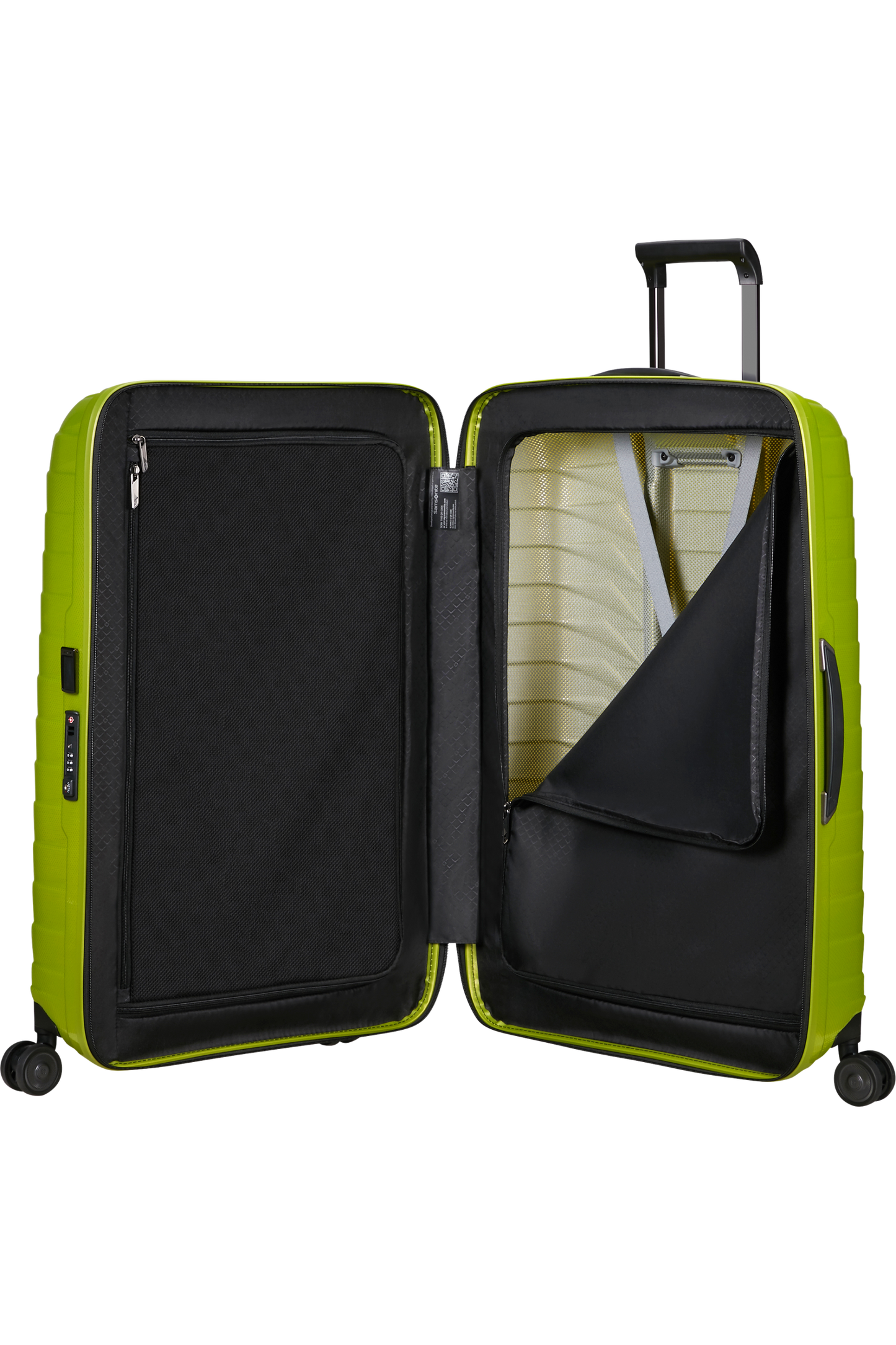 Proxis Valise à 4 roues 81cm - Lime