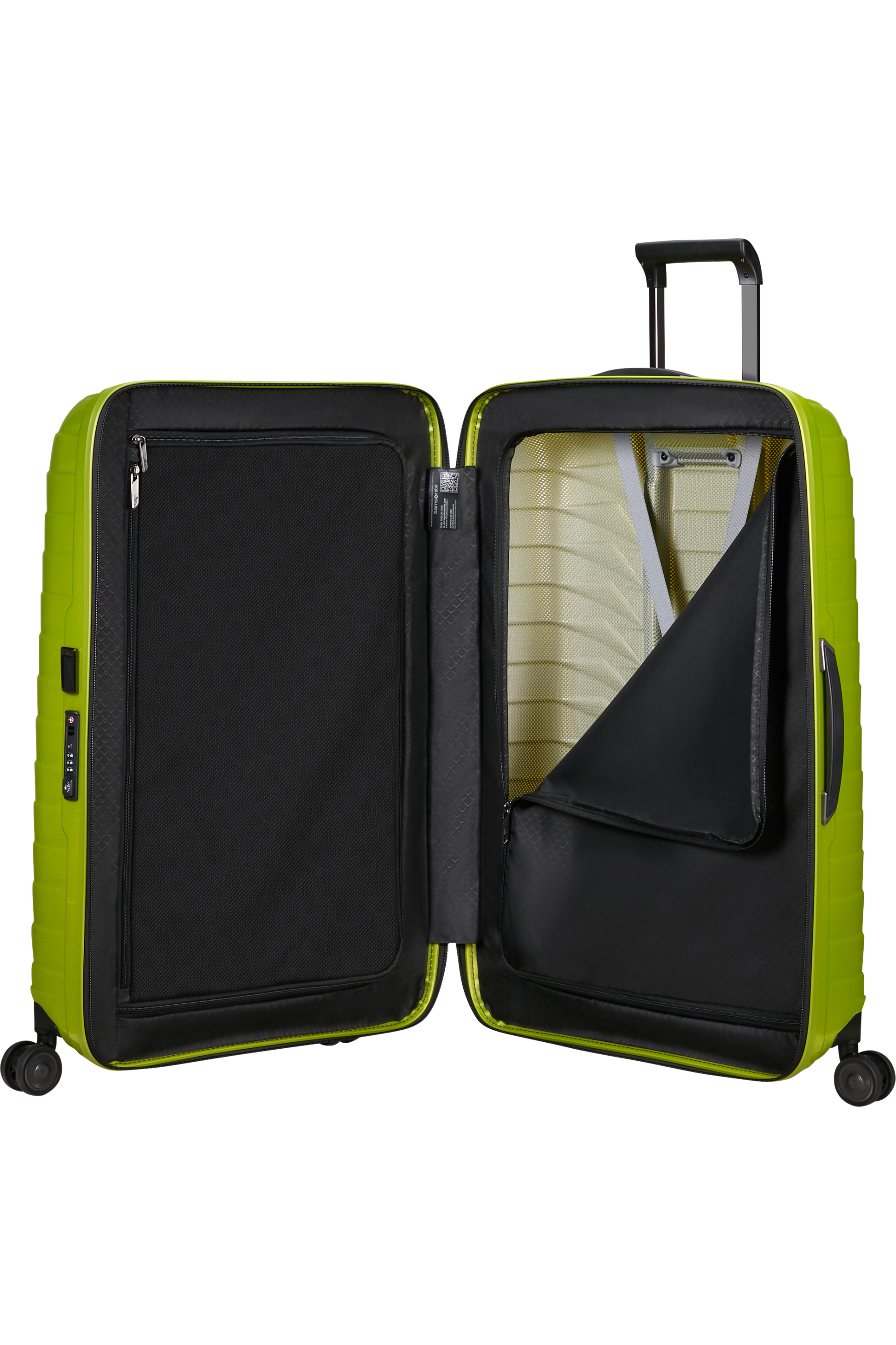 Proxis Valise à 4 roues 81cm - Lime