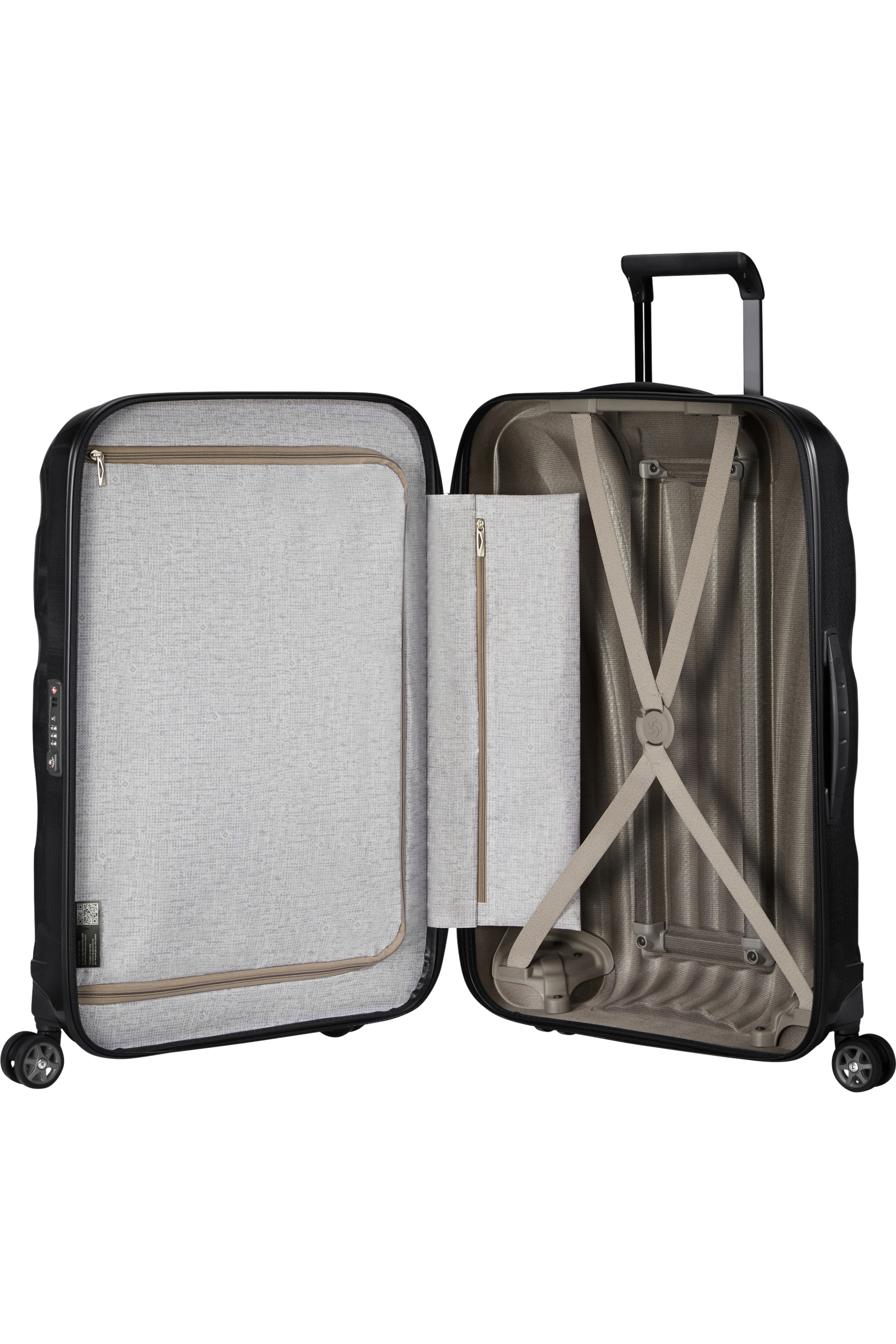 C-Lite Valise à 4 roues 75cm - Noir