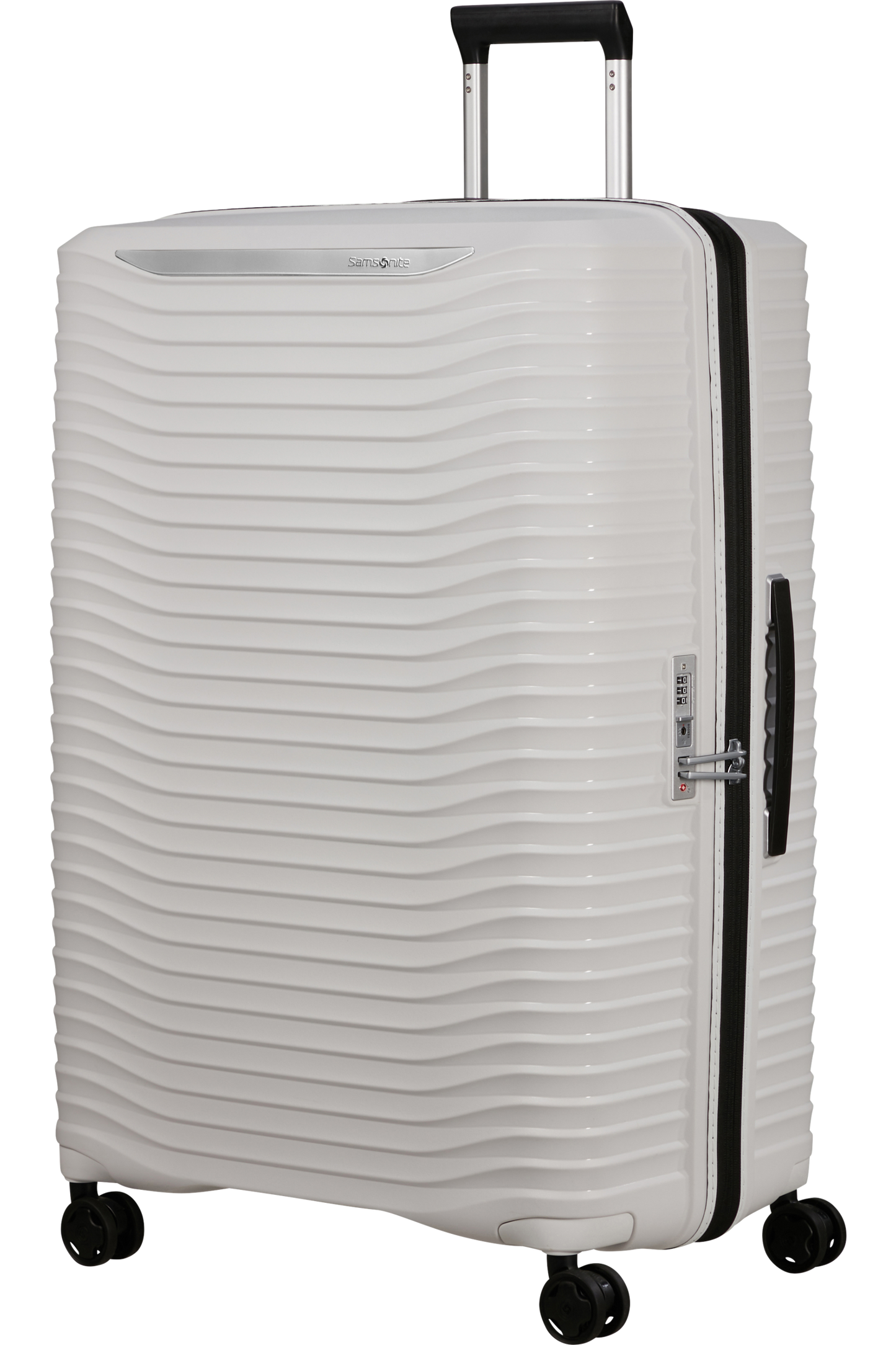 Upscape Valise à 4 roues extensible 81cm - Blanc Nuageux