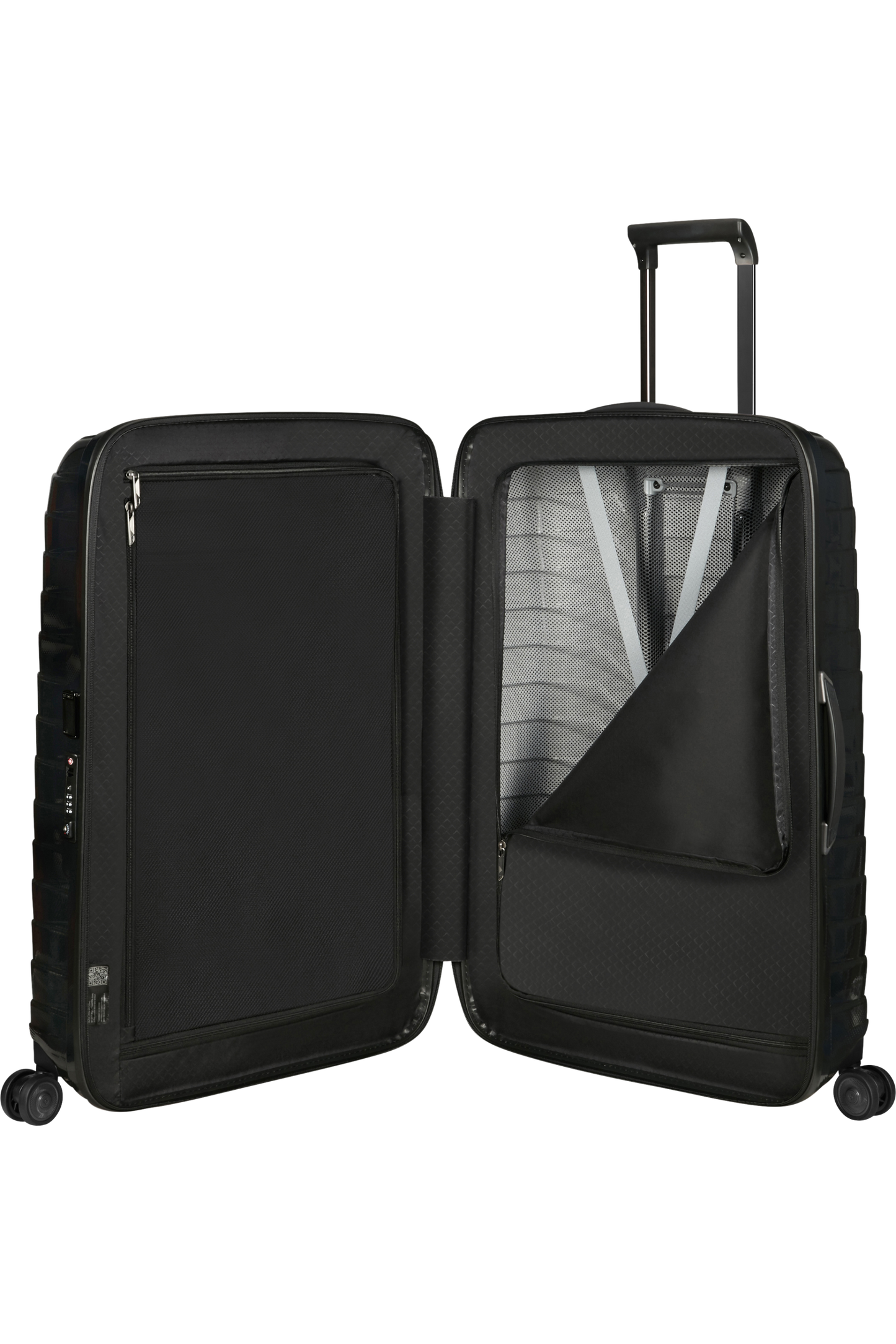 Proxis Valise à 4 roues 75cm - Noir