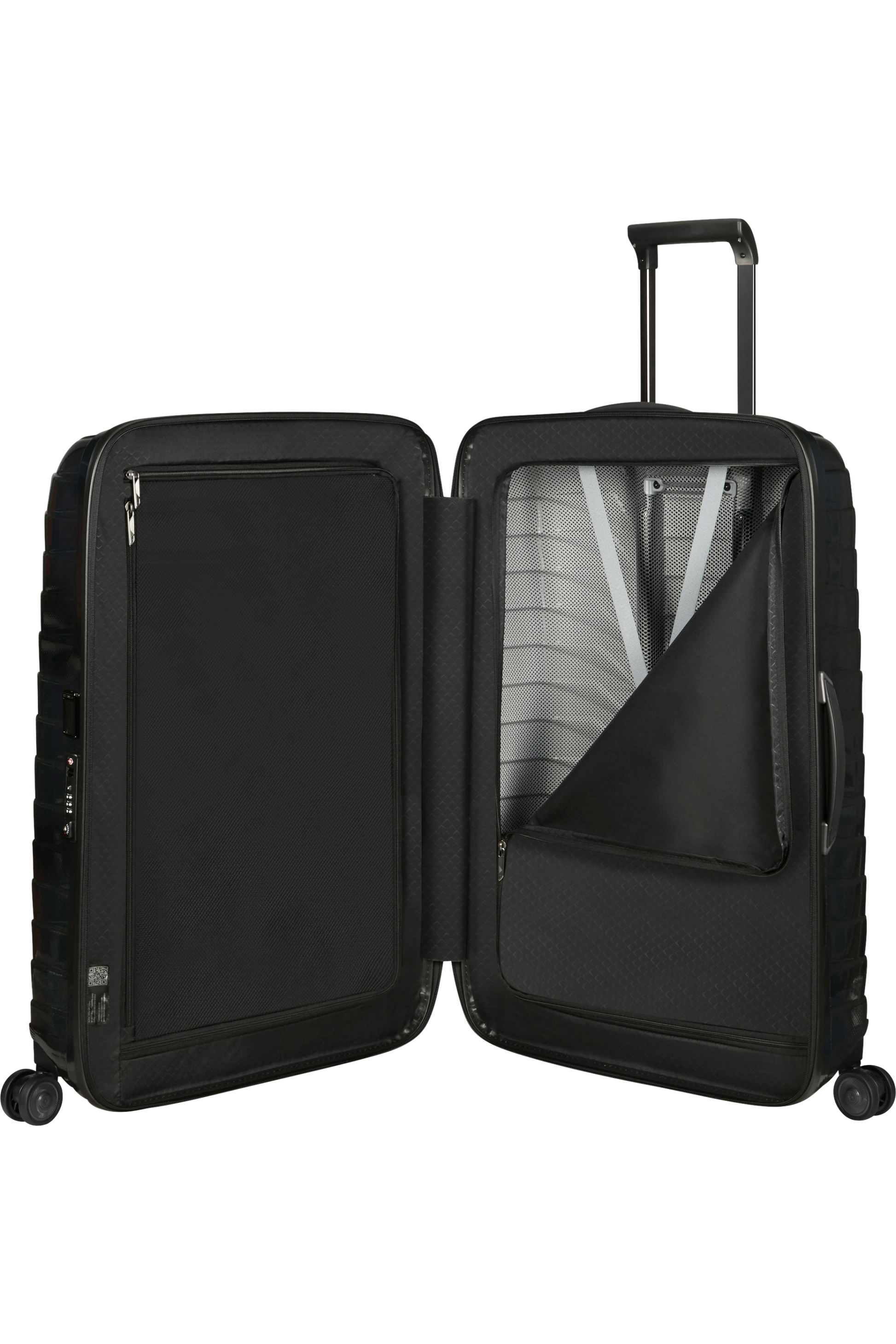 Proxis Valise à 4 roues 75cm - Noir