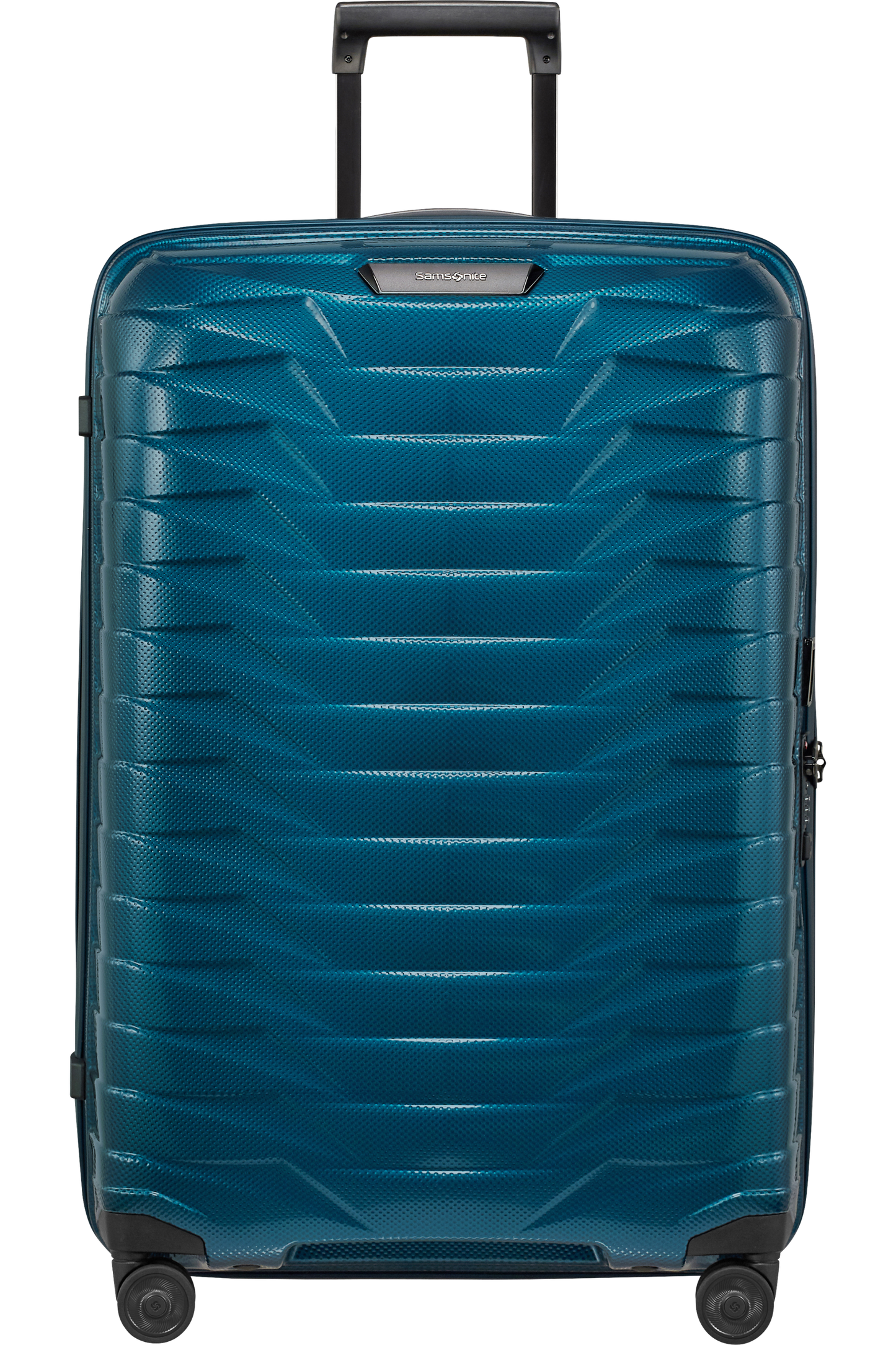 Proxis Valise à 4 roues 75cm - Bleu pétrole