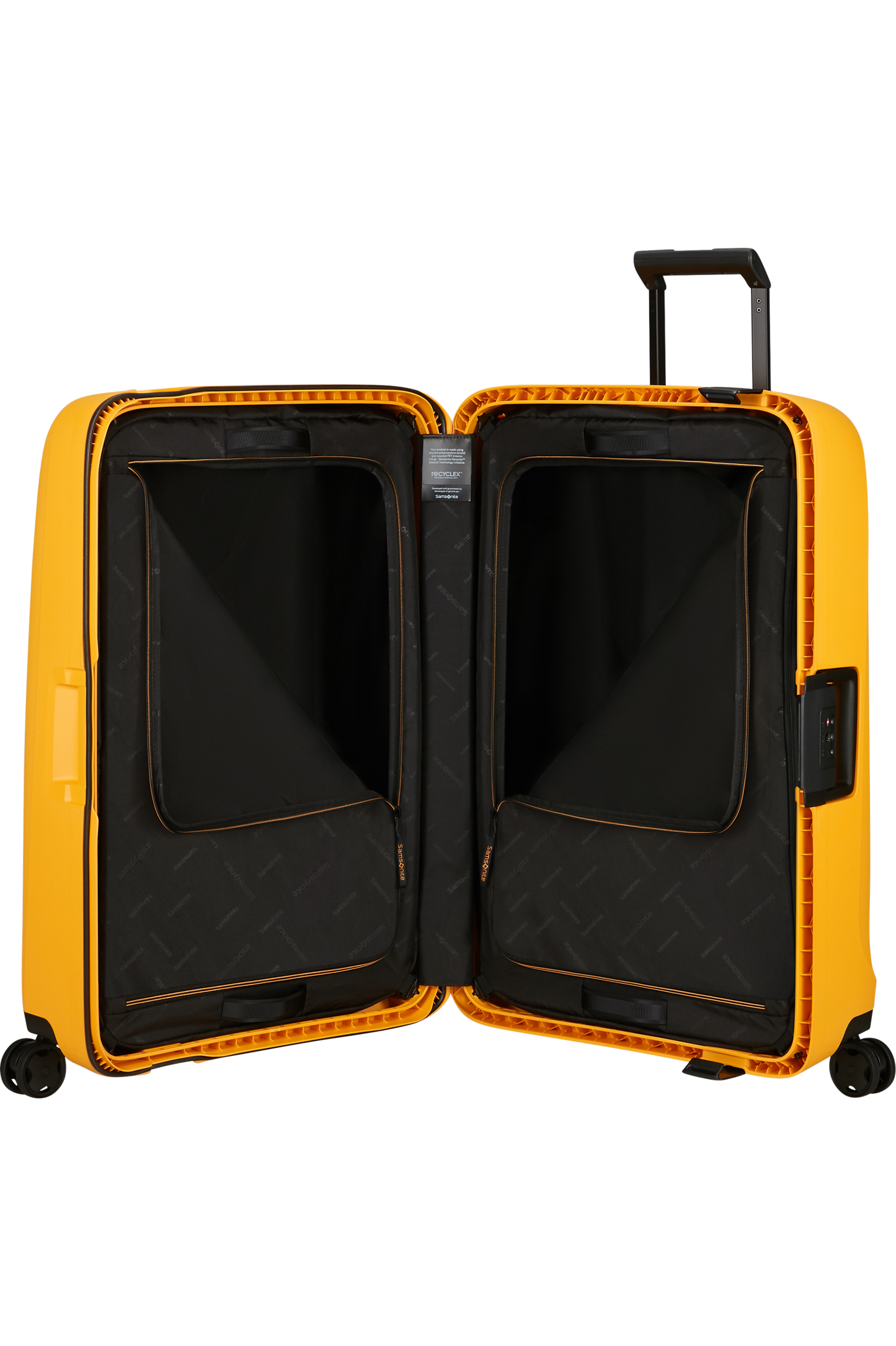 Essens Valise à 4 roues 75cm - Jaune Brillant