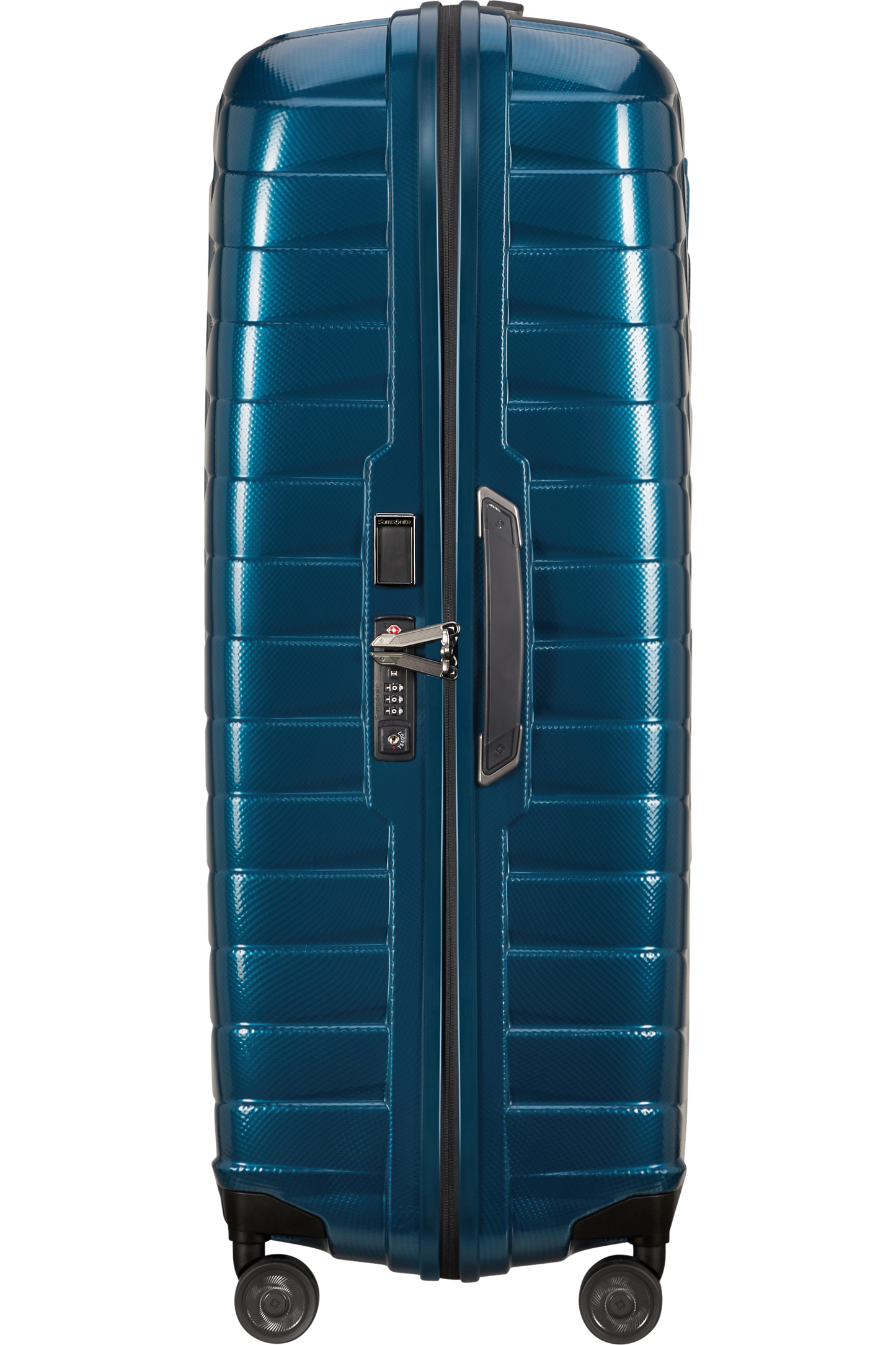 Proxis Valise à 4 roues 86cm - Bleu pétrole