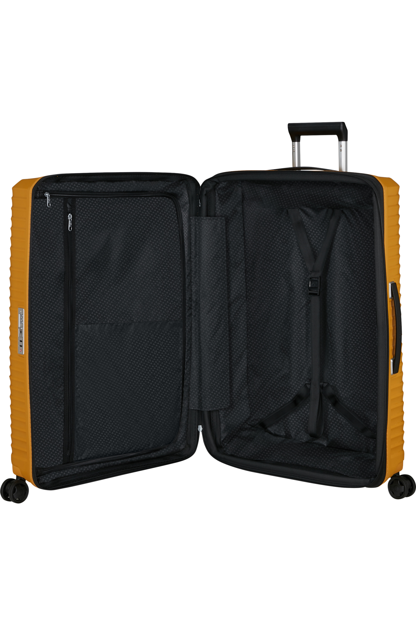 Upscape Valise à 4 roues extensible 81cm - Jaune