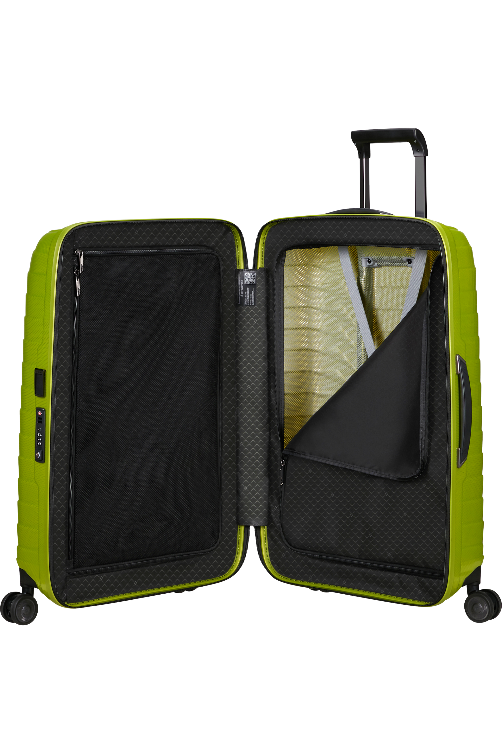 Proxis Valise à 4 roues 69cm - Lime