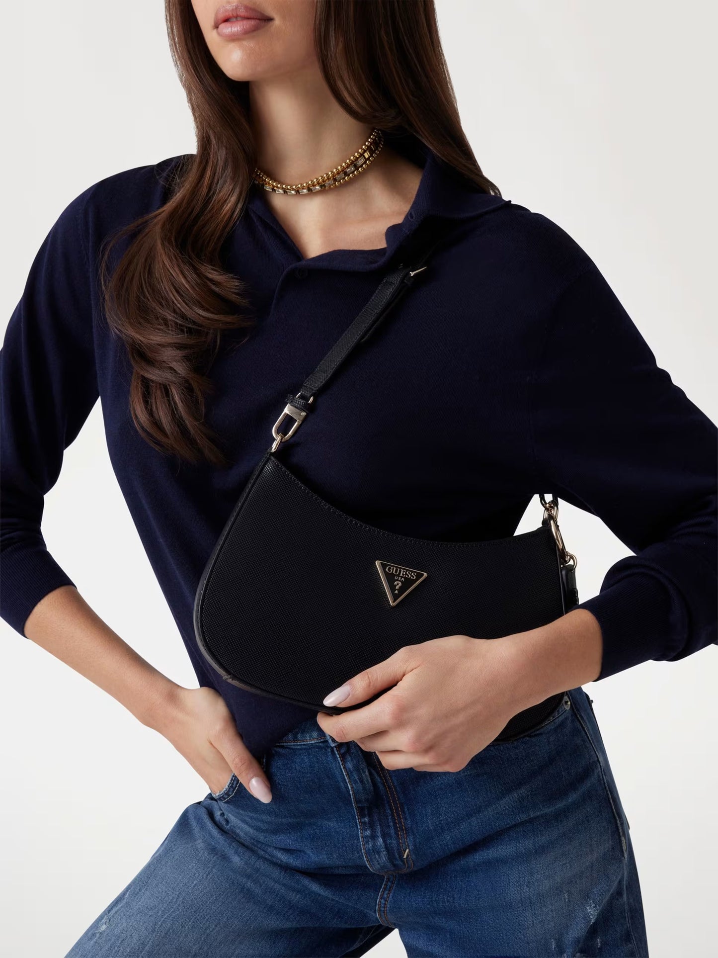 Bolso de hombro Noelle Saffiano