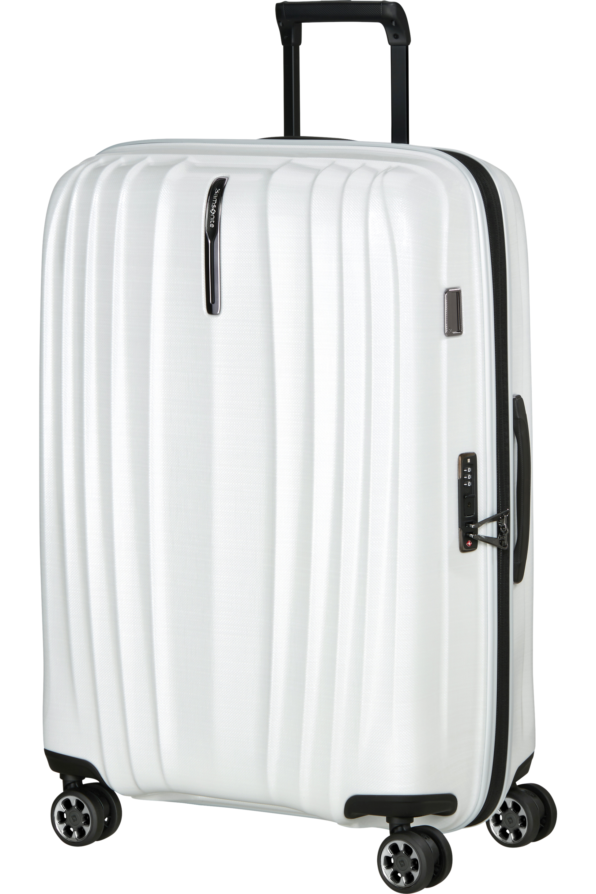 Nexis Valise à 4 roues extensible 76cm - Cotton White