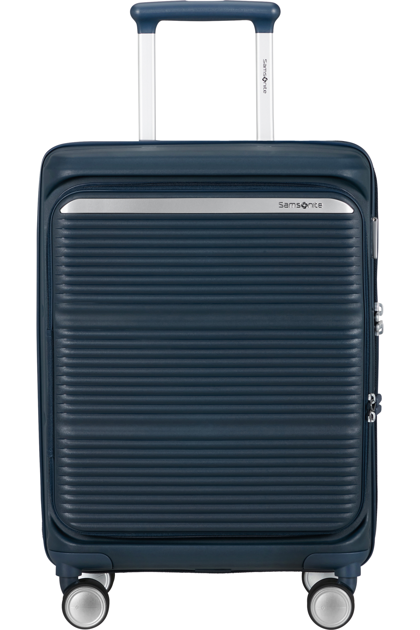 Paralux Valise 4 roues extensible 55cm - Bleu marine foncé