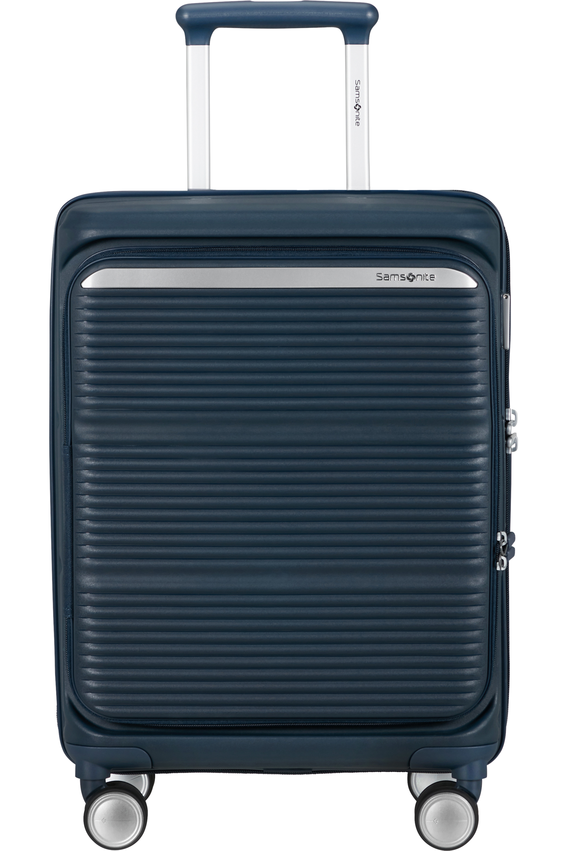 Paralux Valise 4 roues extensible 55cm - Bleu marine foncé