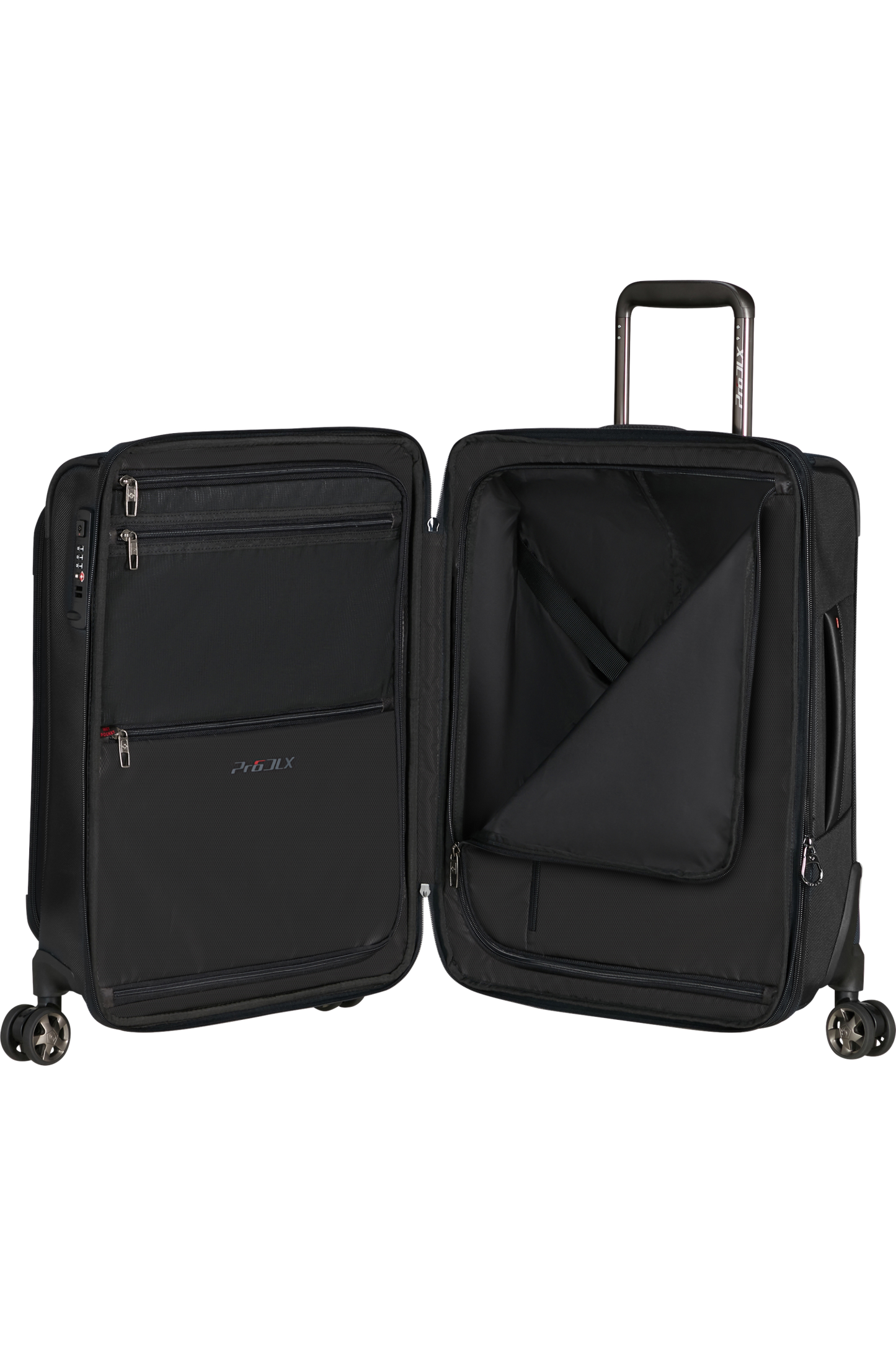 Pro-DLX 6 Valise à 4 roues Extensible 55cm - Noir
