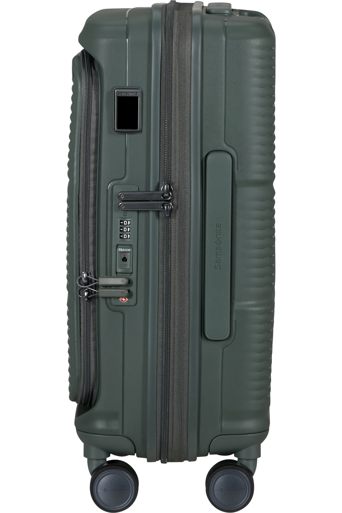 Paralux Valise 4 roues extensible 55cm - Vert olive