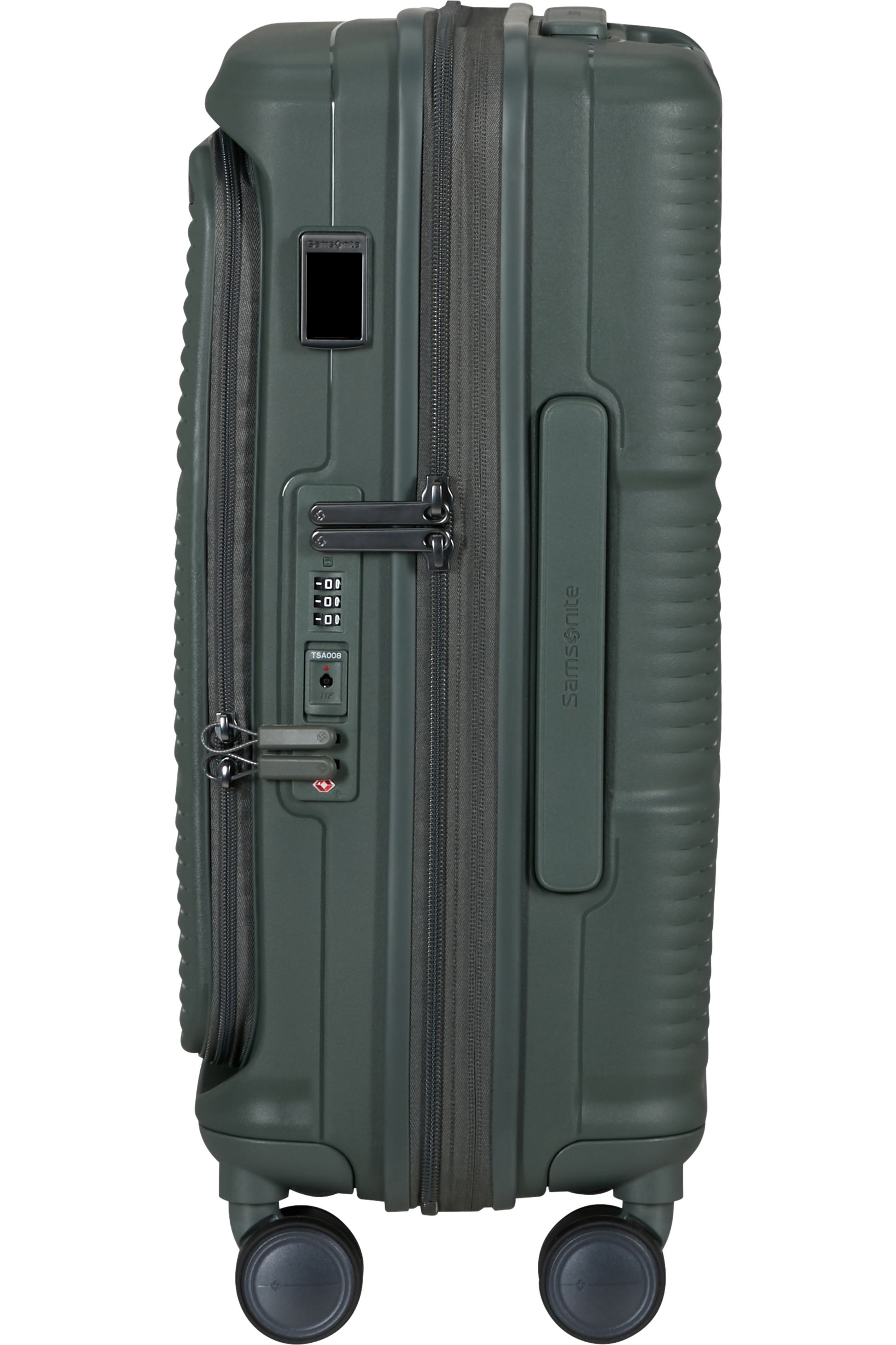 Paralux Valise 4 roues extensible 55cm - Vert olive