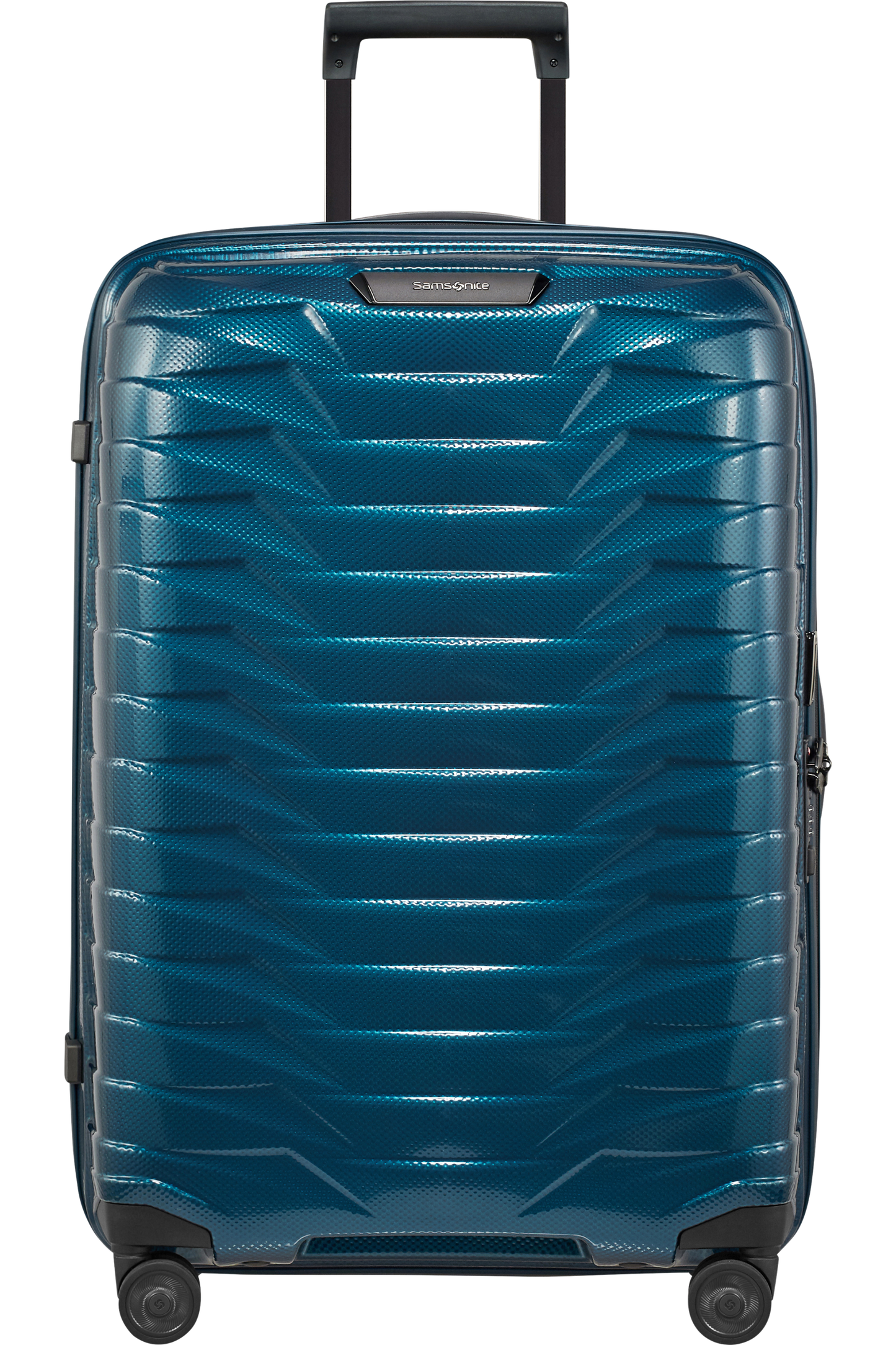Proxis Valise à 4 roues 69cm - Bleu pétrole