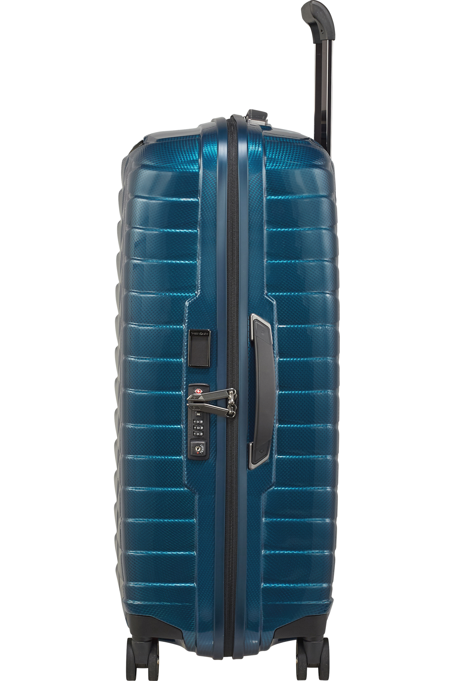 Proxis Valise à 4 roues 69cm - Bleu pétrole