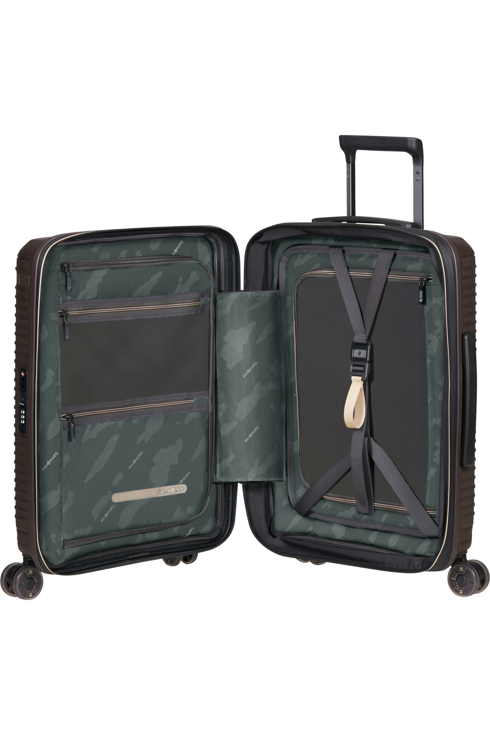 Prodiver Valise à 4 roues extensible 55cm - Coffee Bean