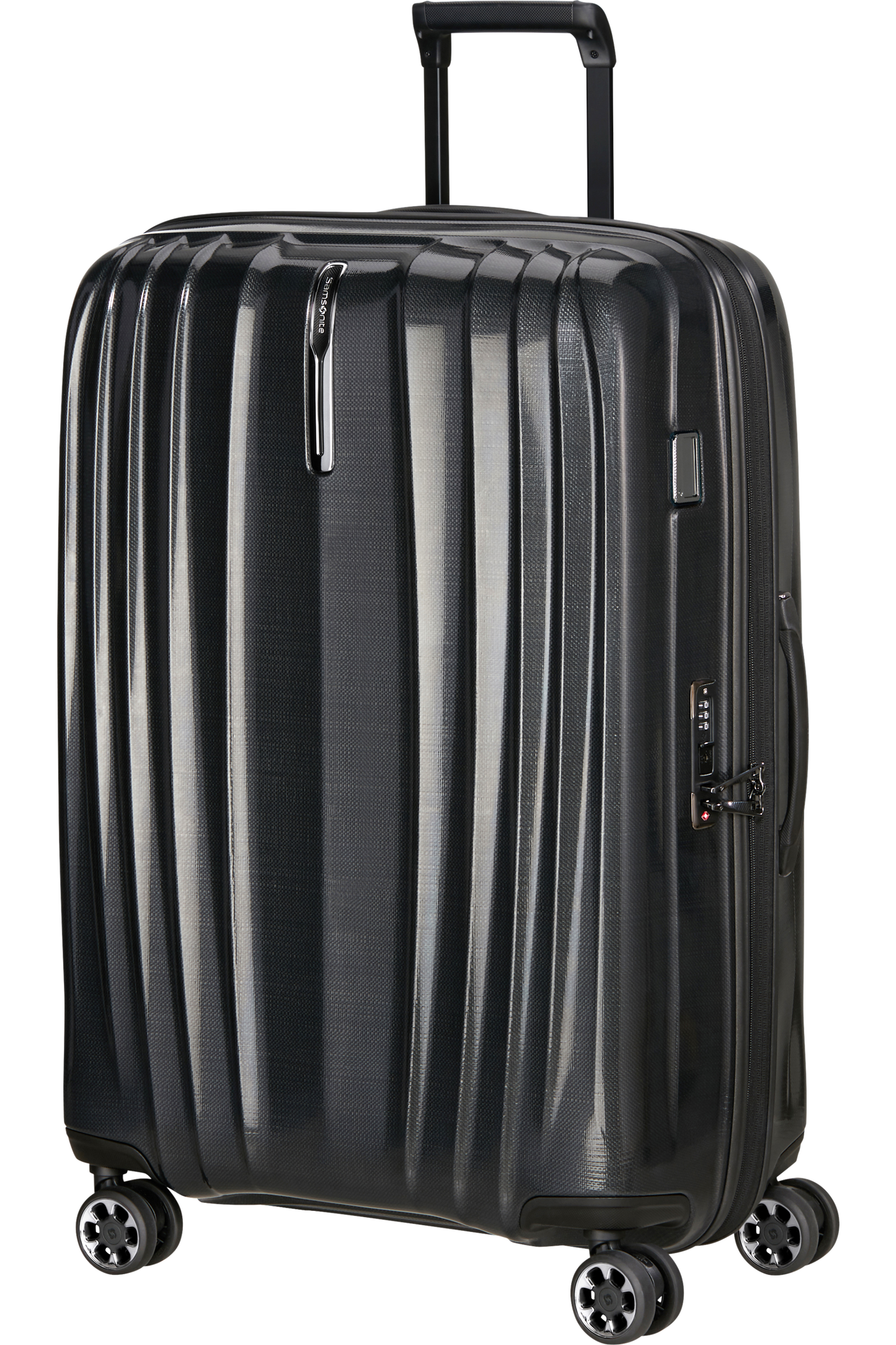 Nexis Valise à 4 roues extensible 76cm - Noir Onyx