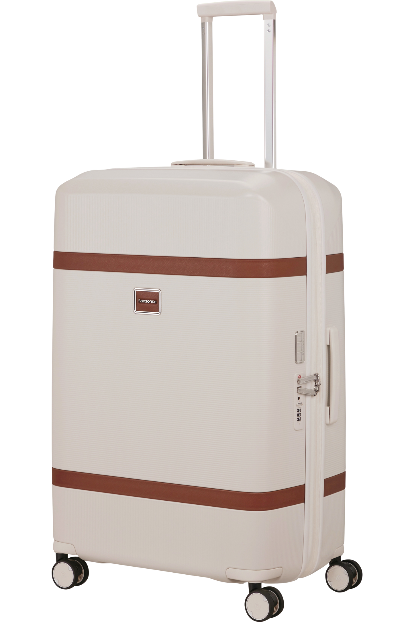 Image Valise 4 roues extensible 75cm - Ivoire