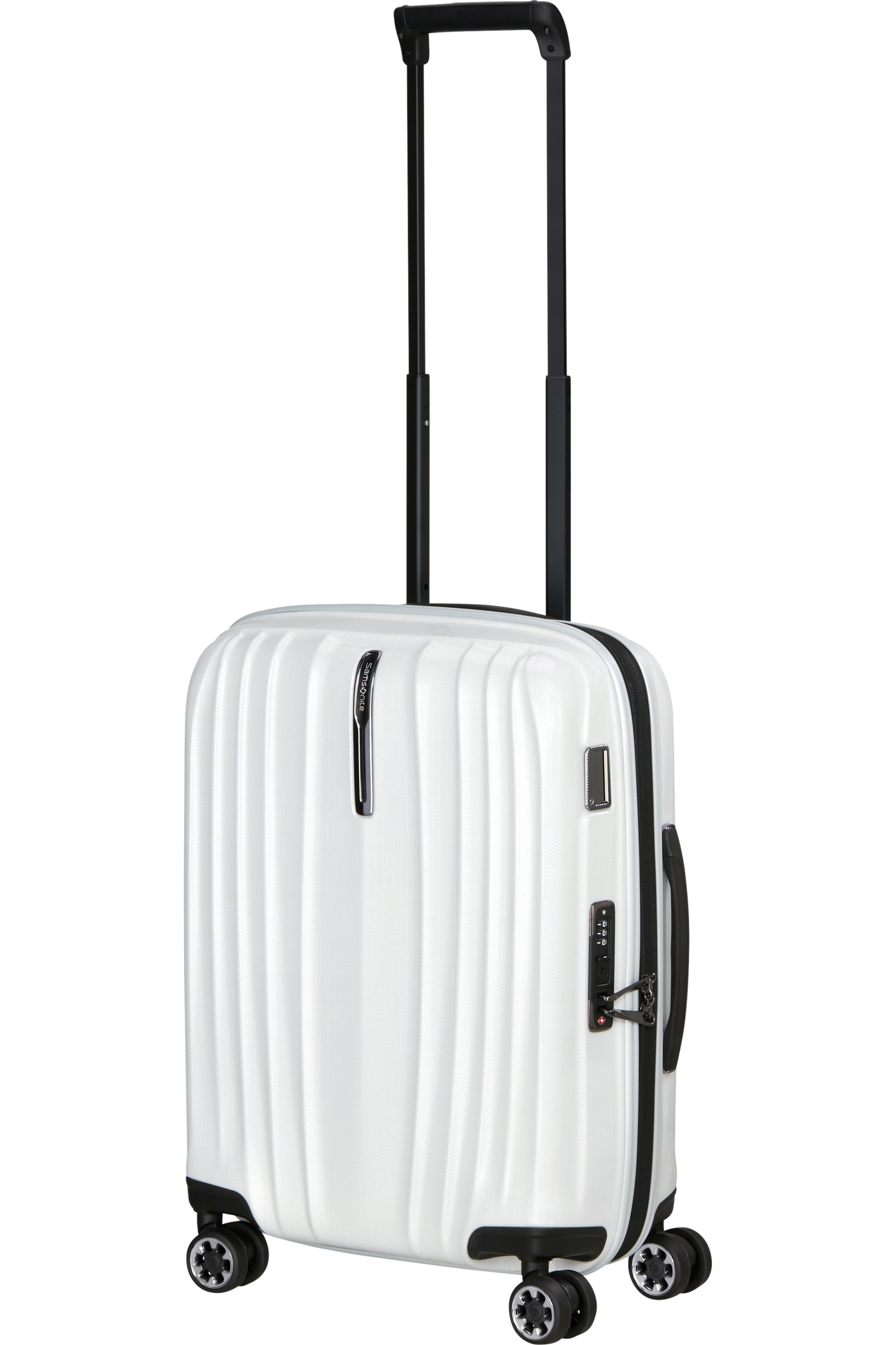 Nexis Valise à 4 roues extensible 55cm - Cotton White