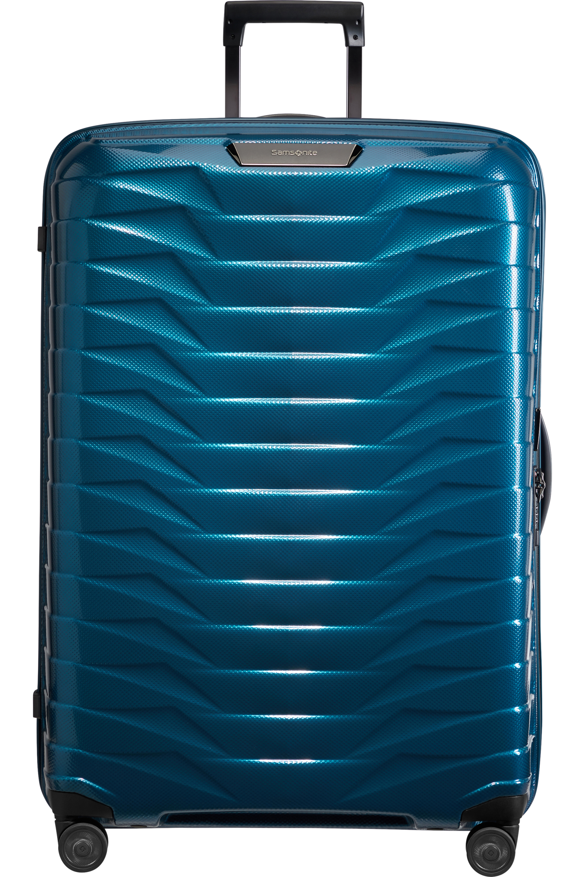 Proxis Valise à 4 roues 81cm - Bleu pétrole