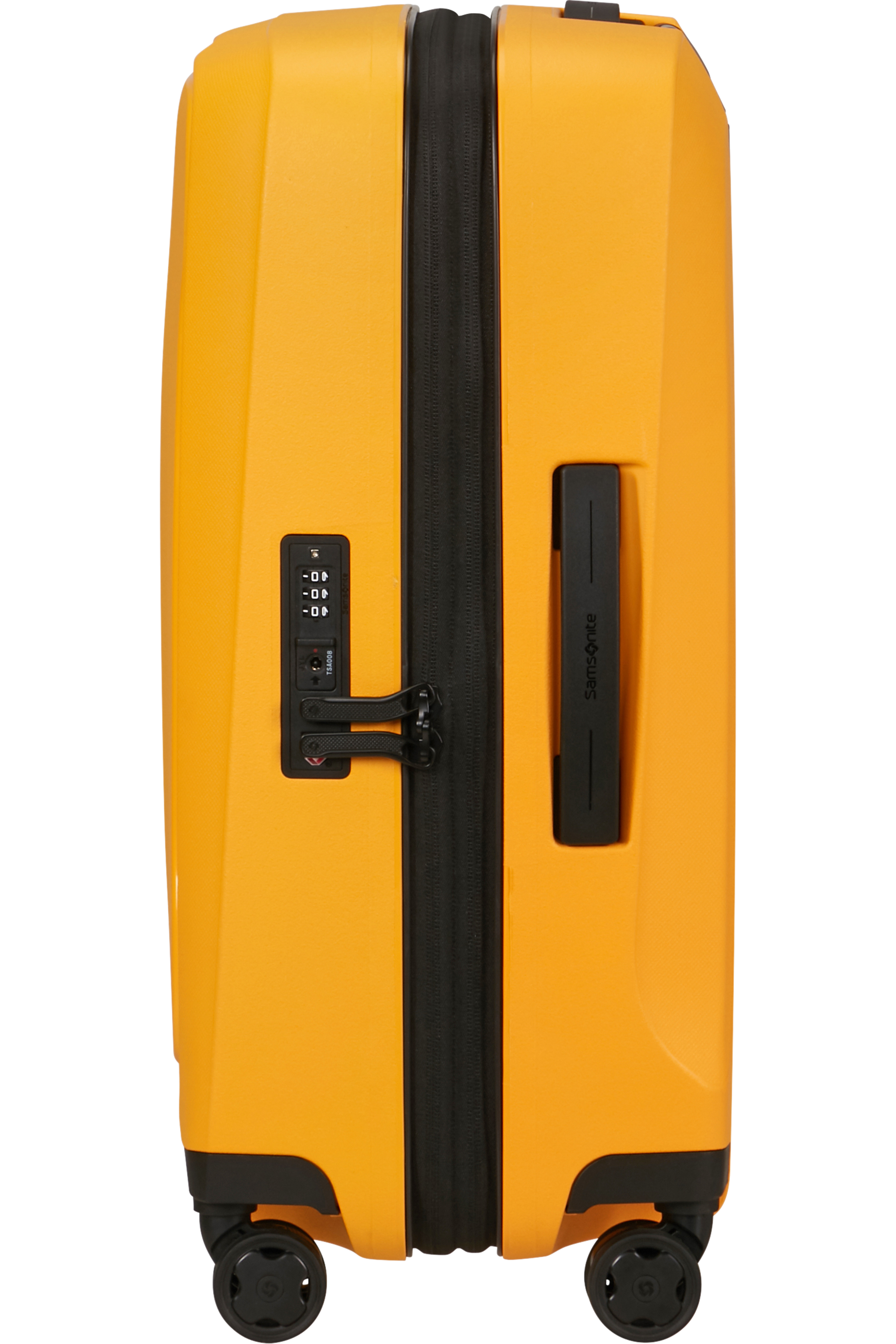 Essens Valise à 4 roues extensible 55cm - Jaune Brillant