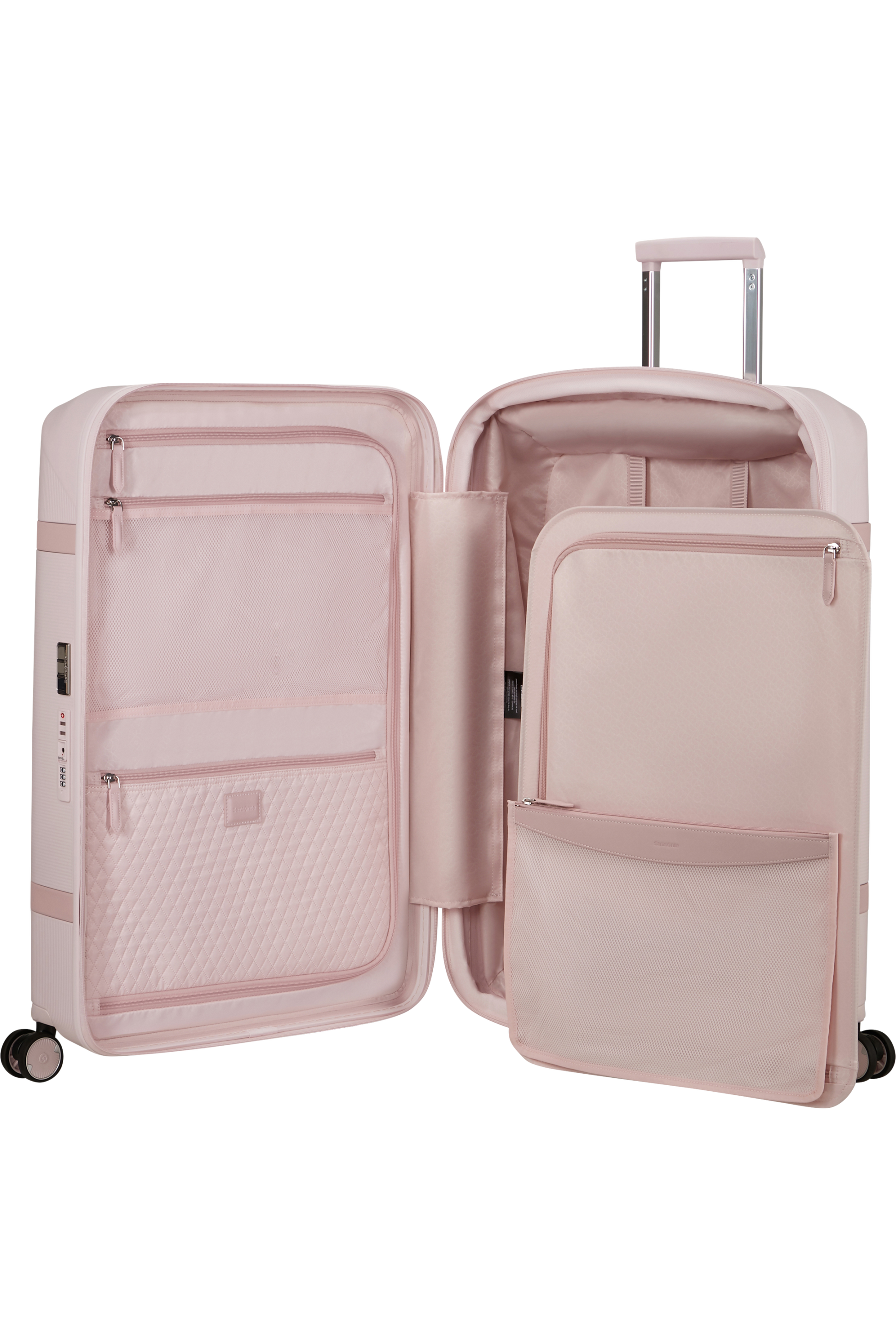 Image Valise 4 roues extensible 75cm - Rose