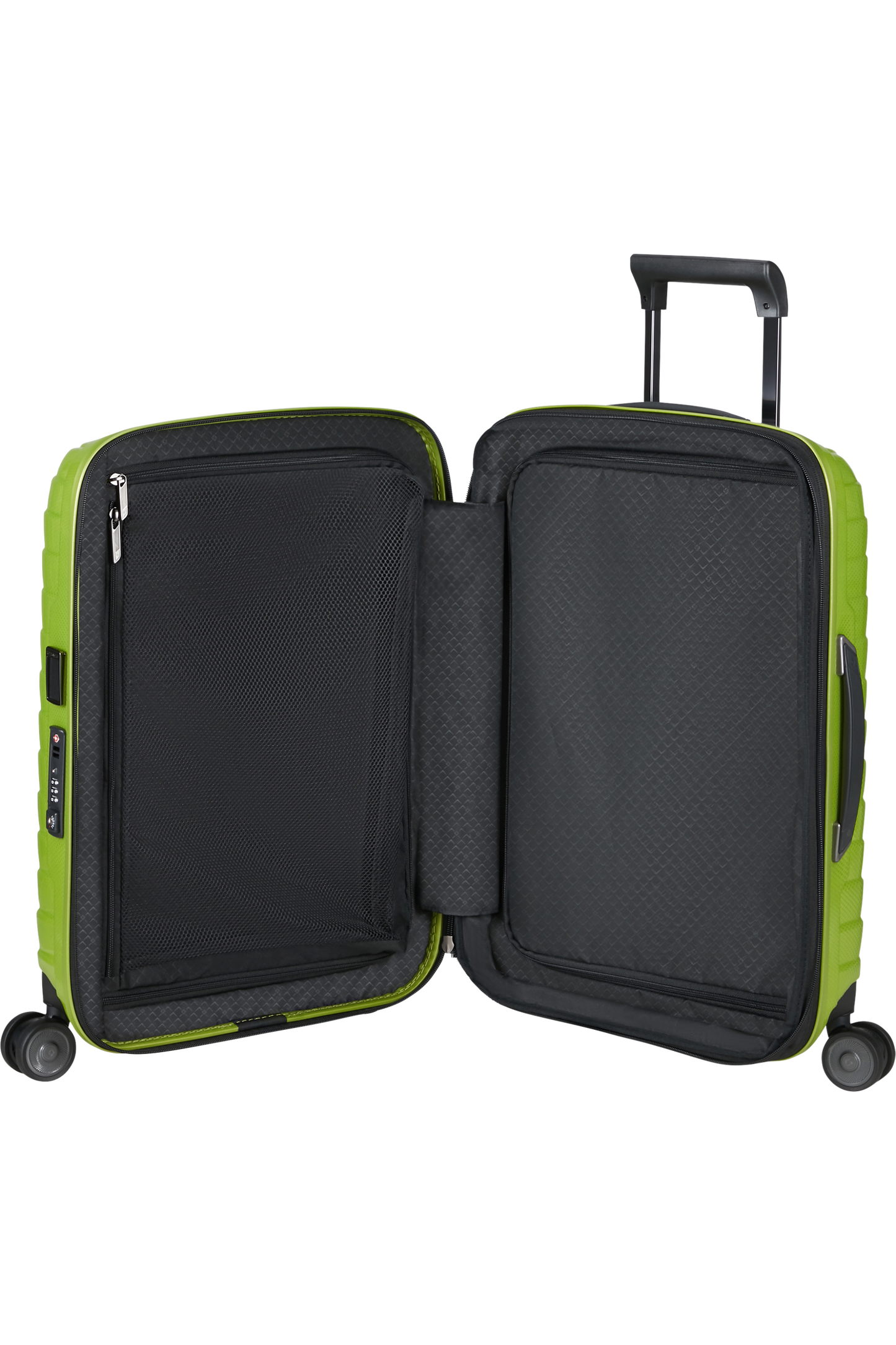 Proxis Valise à 4 roues extensible 55cm - Lime