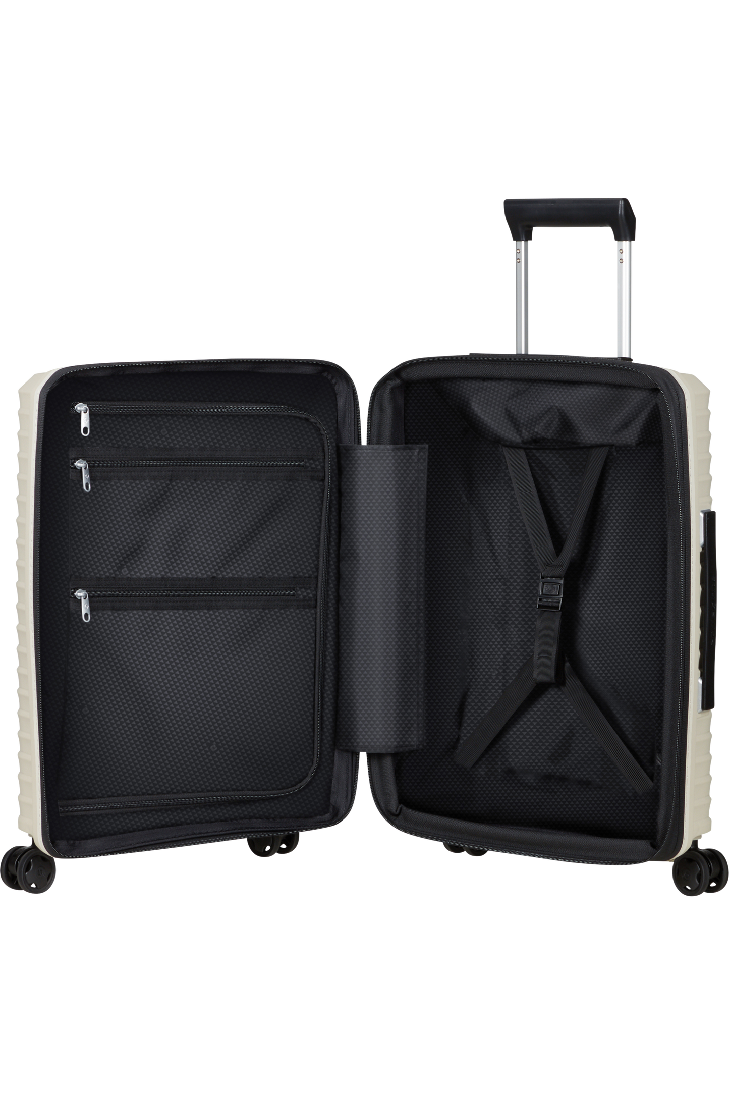 Upscape Valise à 4 roues extensible 55cm - Grès